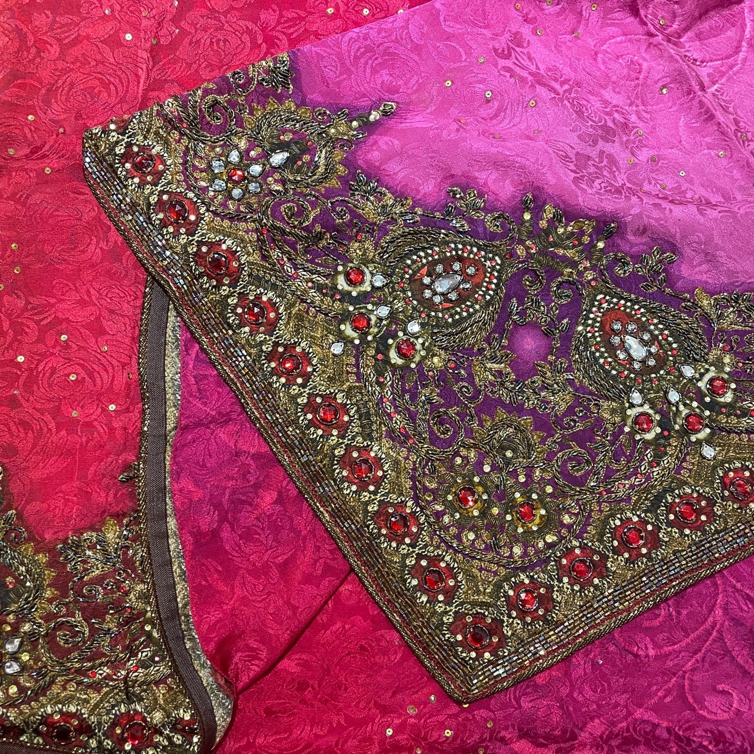 Heavy Work Saree 724 - Vintage India NYC