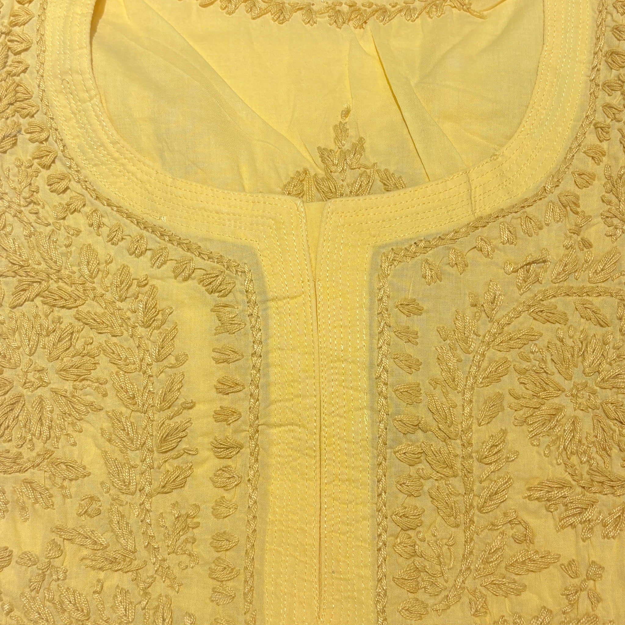 MA Long Embroidered Cotton Tunic Kurtis- 40