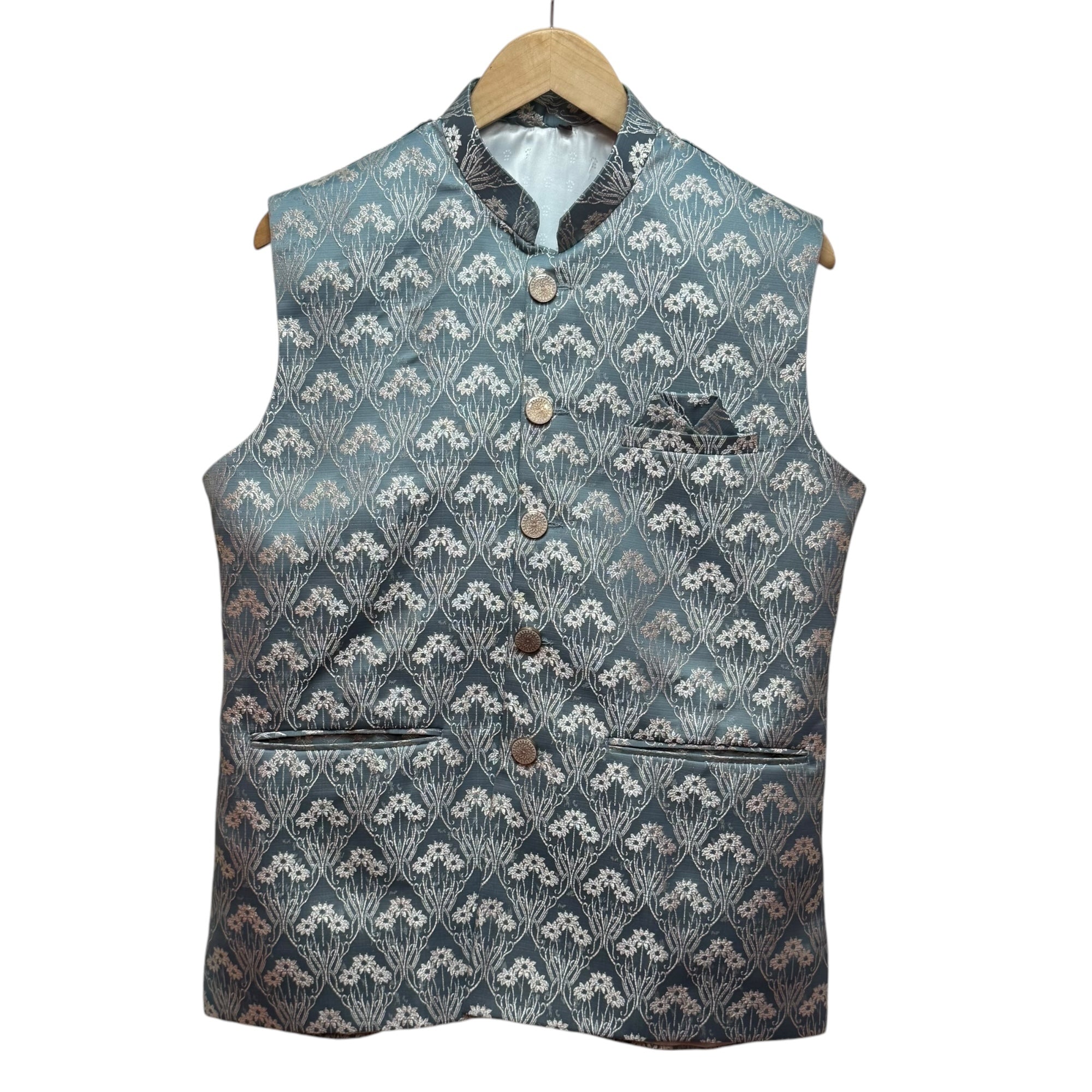 Celadon Bouquet Vest