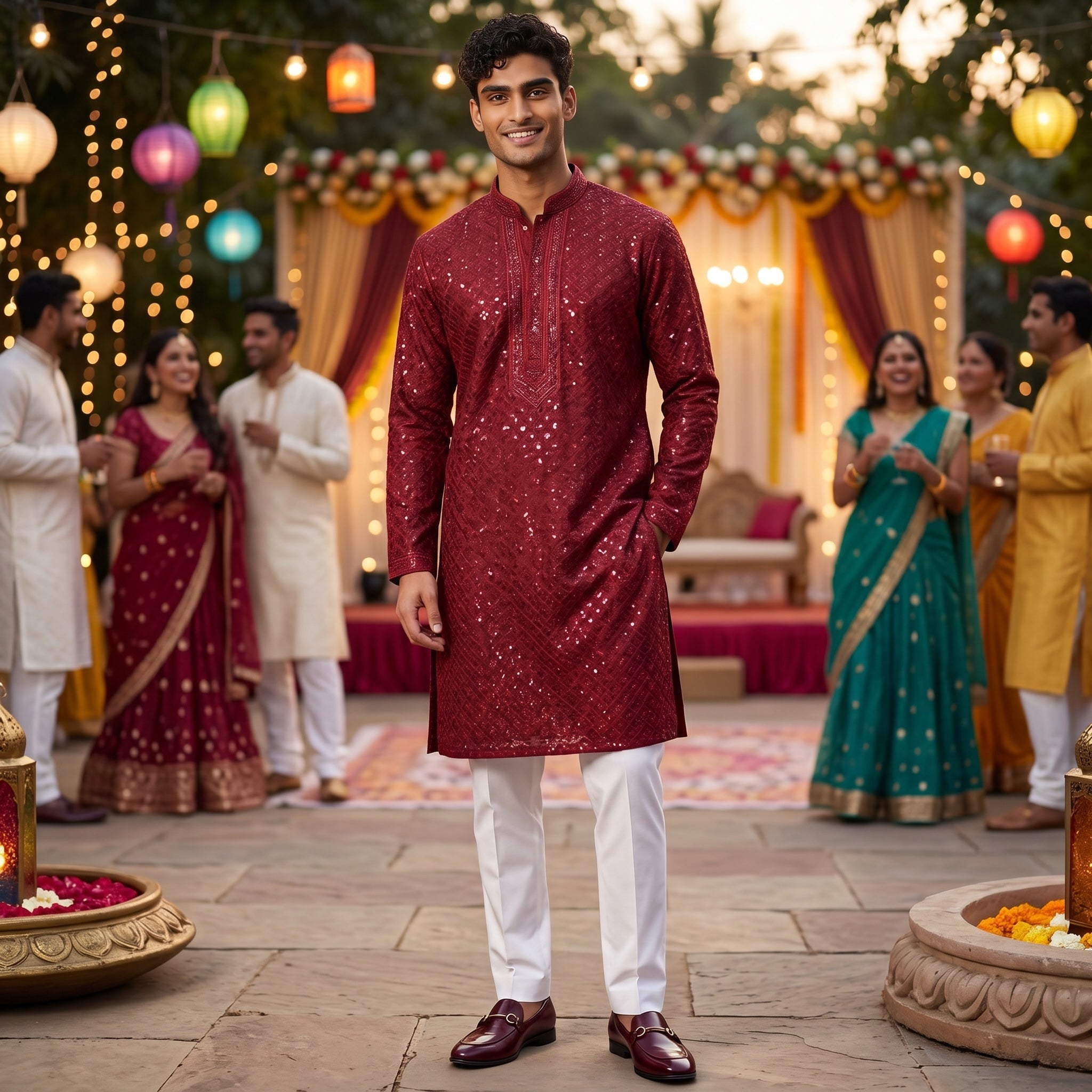 DT Lucknowi Kurtas 2-Colors - Vintage India NYC