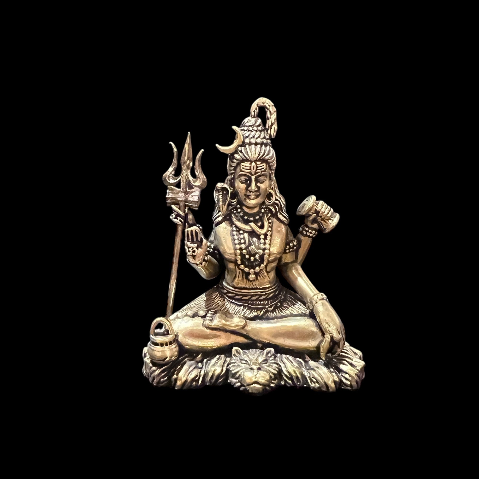 GM Fine Brass Shiva 92 3in