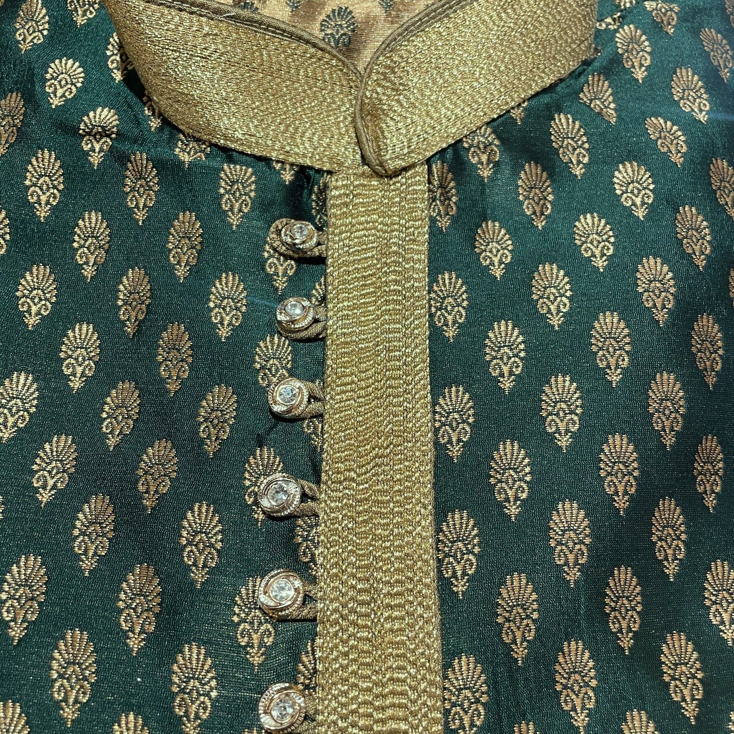 Forest Brocade Kurta Set