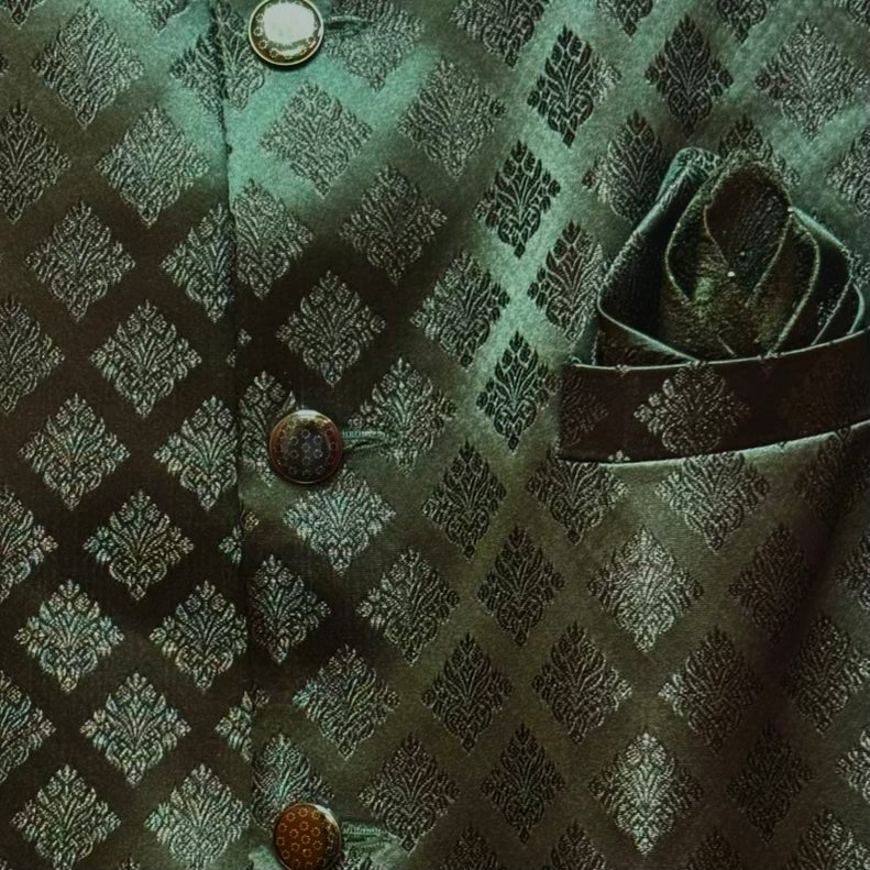 Forest Diamond Butah Jodhpuri Jacket