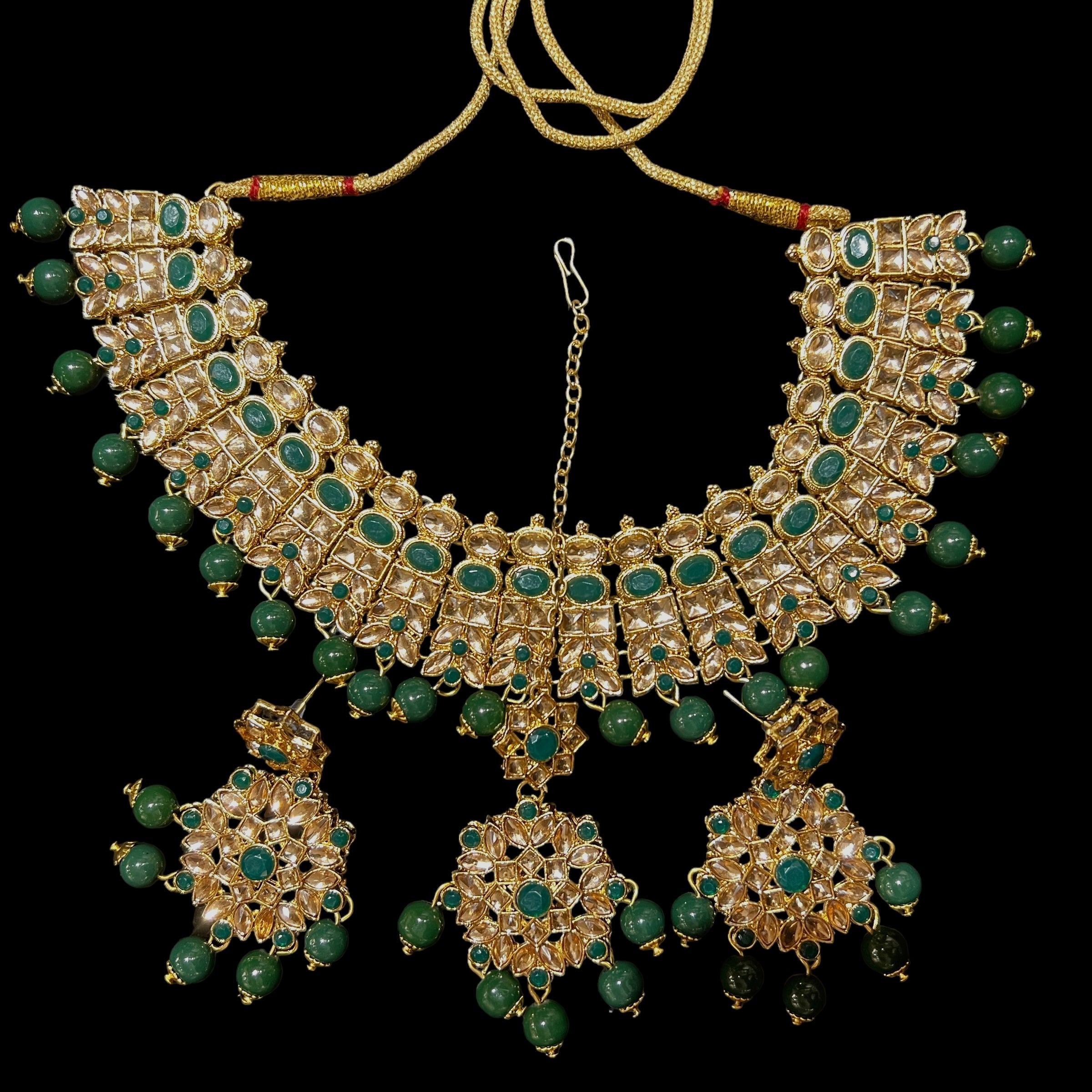 DT Star Flower Necklace Set - Vintage India NYC