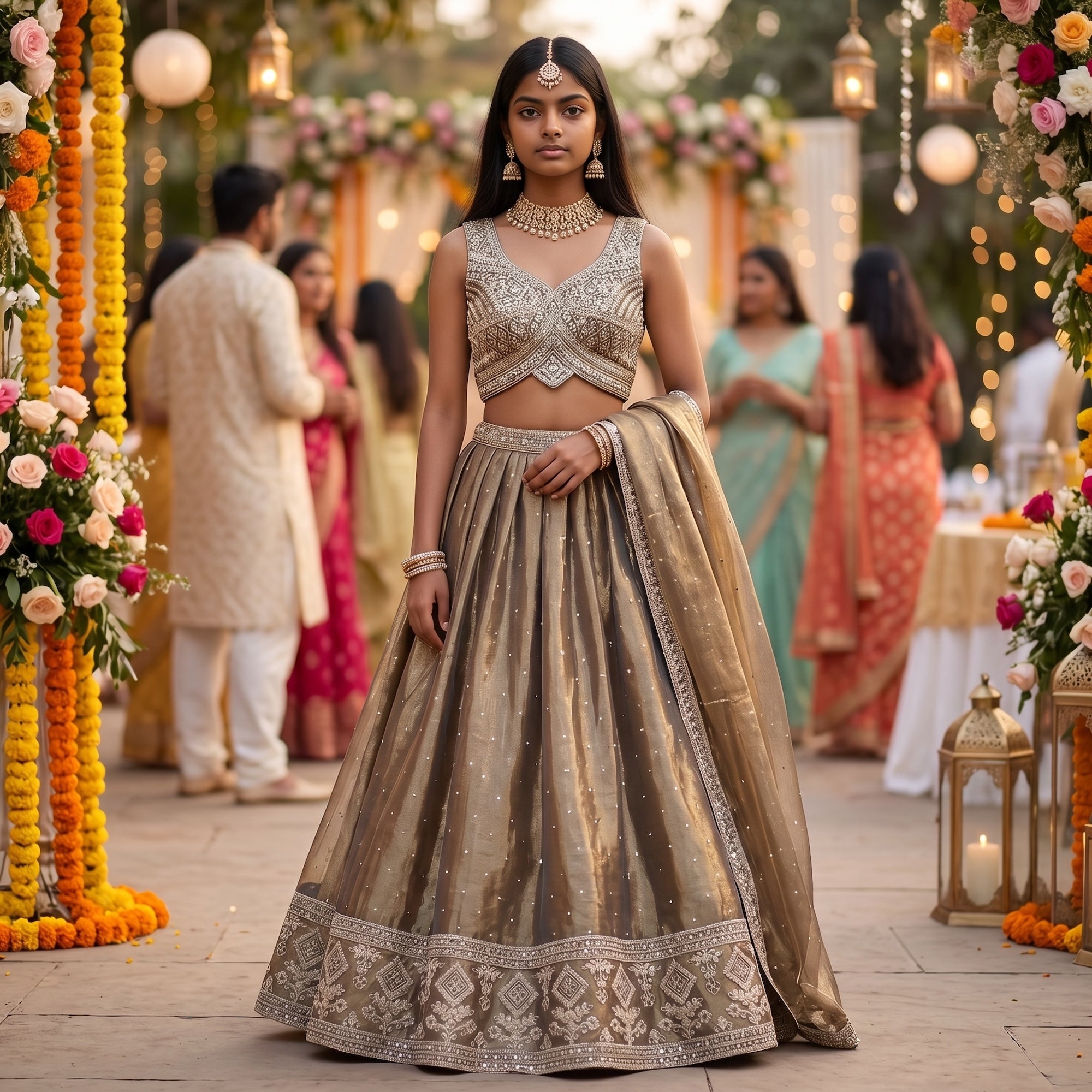 Fandy Silk Lehenga Sets-Colors