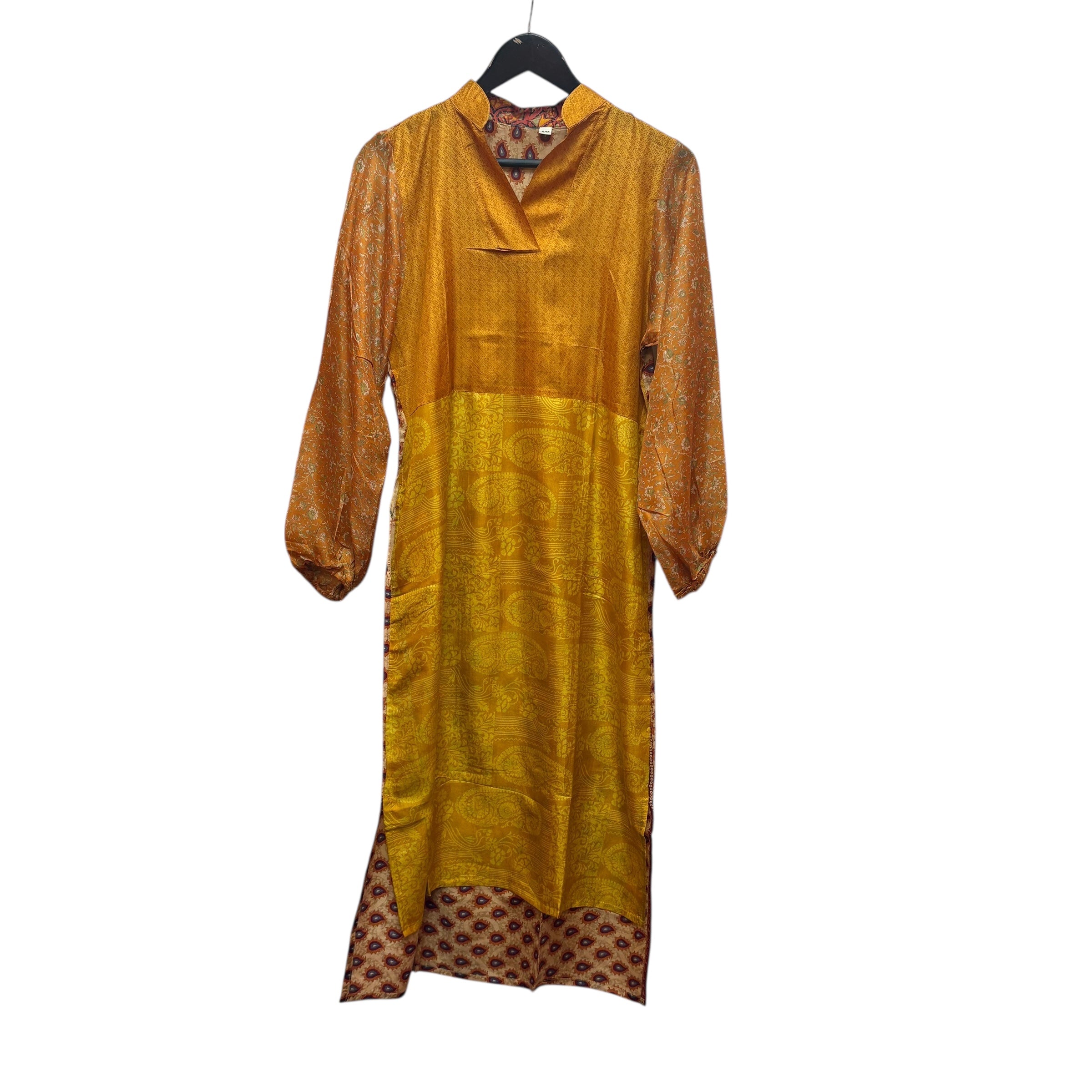 Long Silk Kurta-