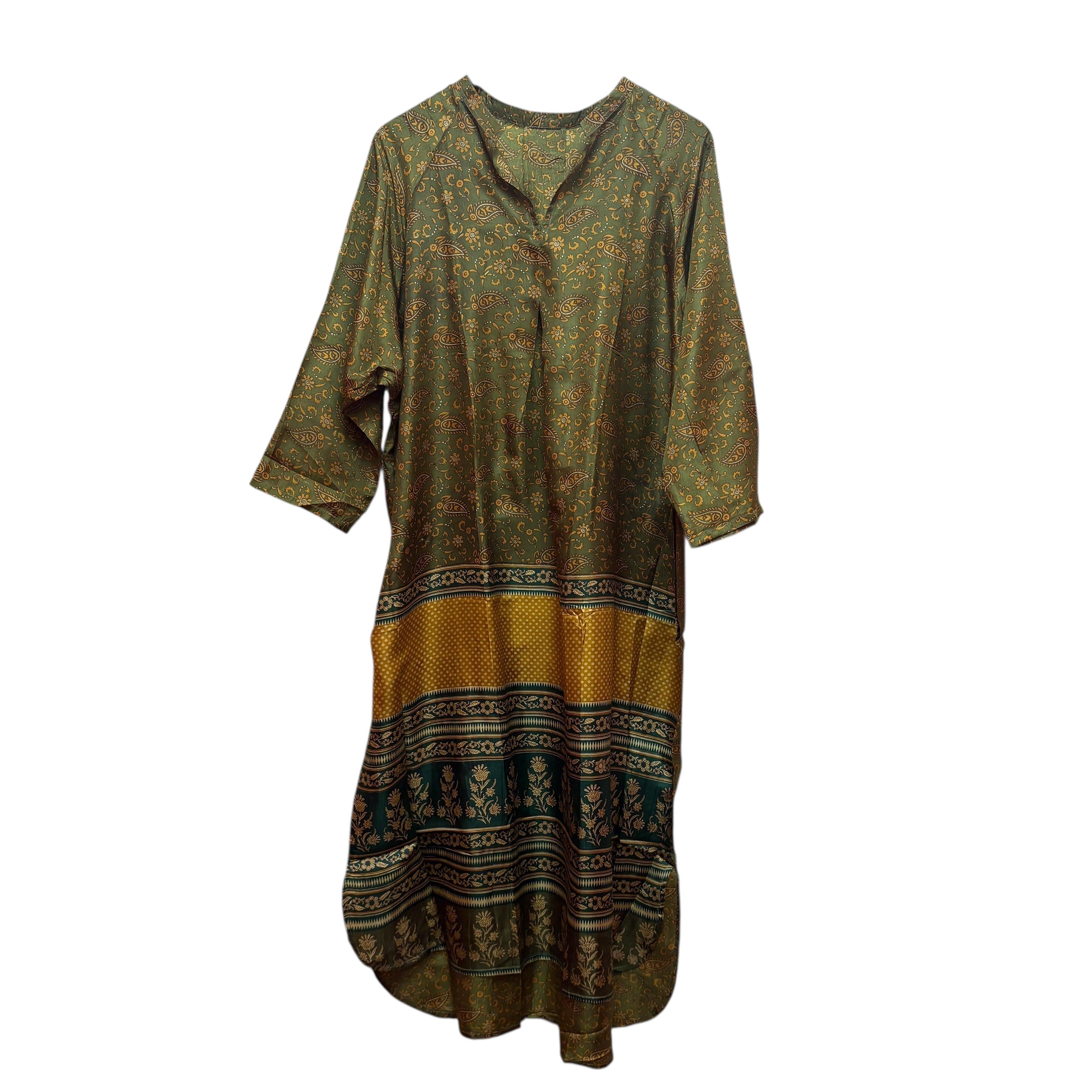 Long Silk Kurtas-2 patterns