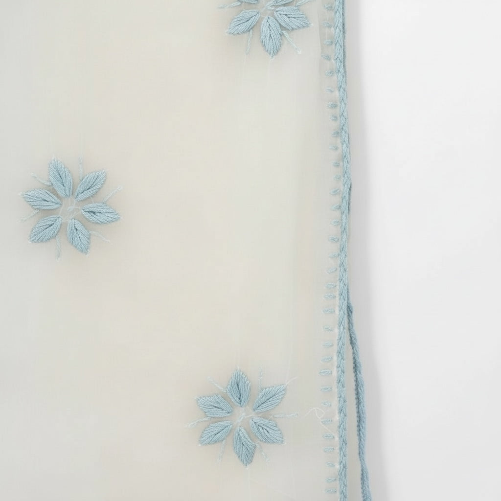 Fine Cotton Embroidered Robe-Colors