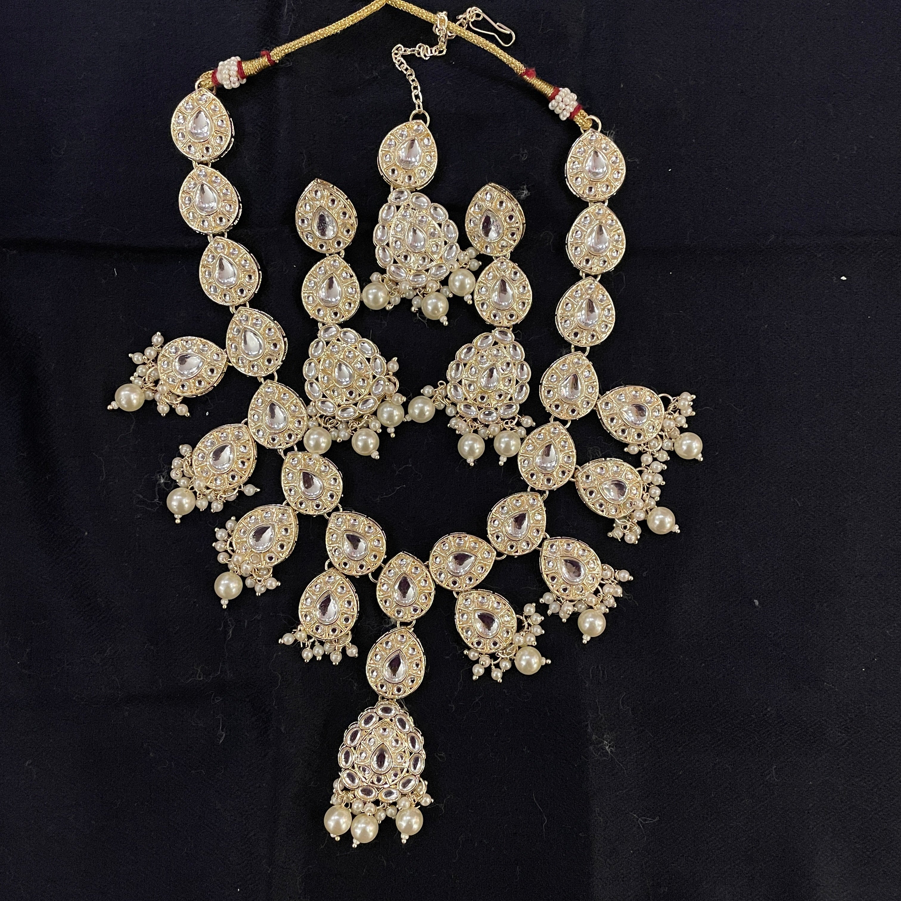 DT Drop Heavy Necklace Sets - Vintage India NYC