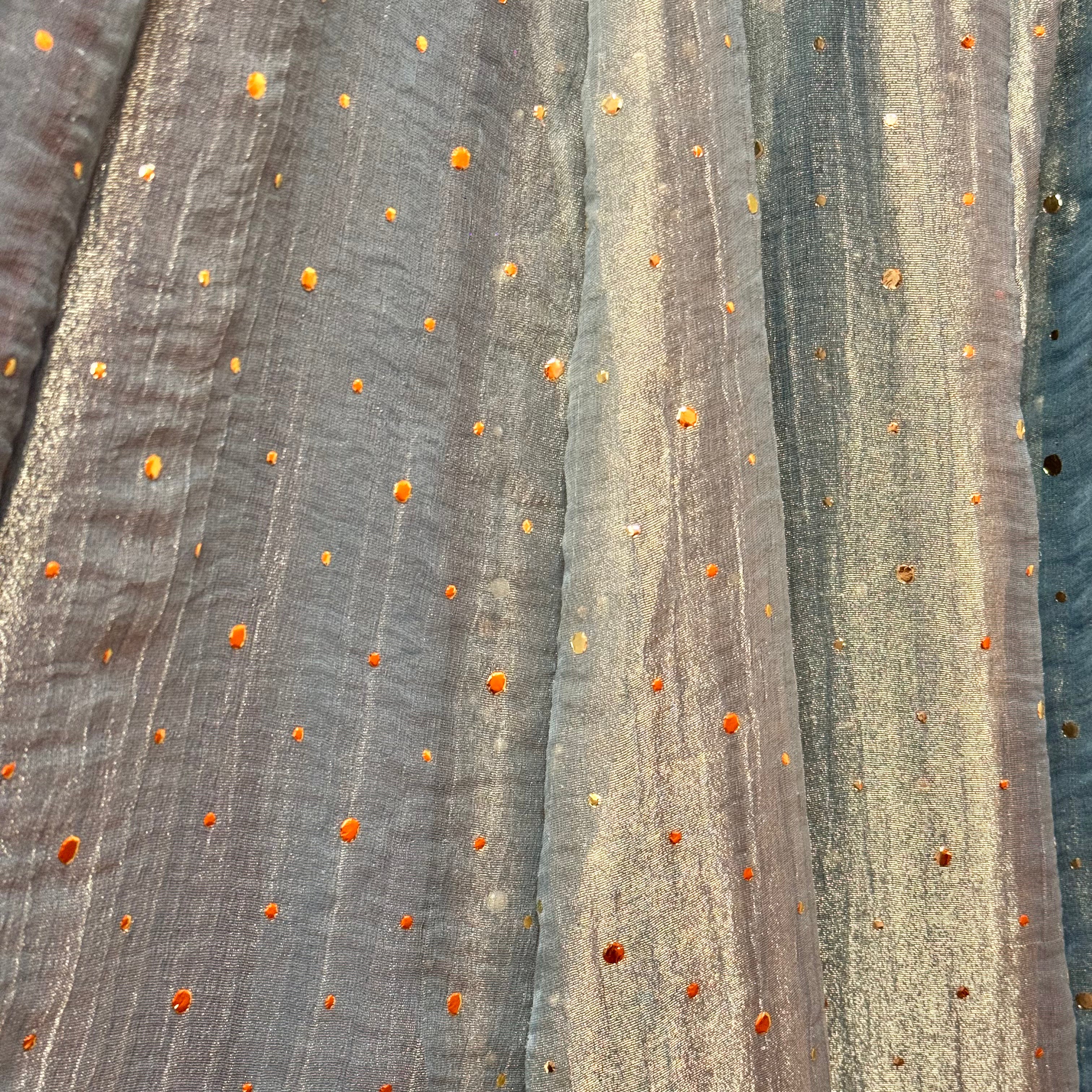 DT Iridescent  Organza Lehengas - Colors - Vintage India NYC