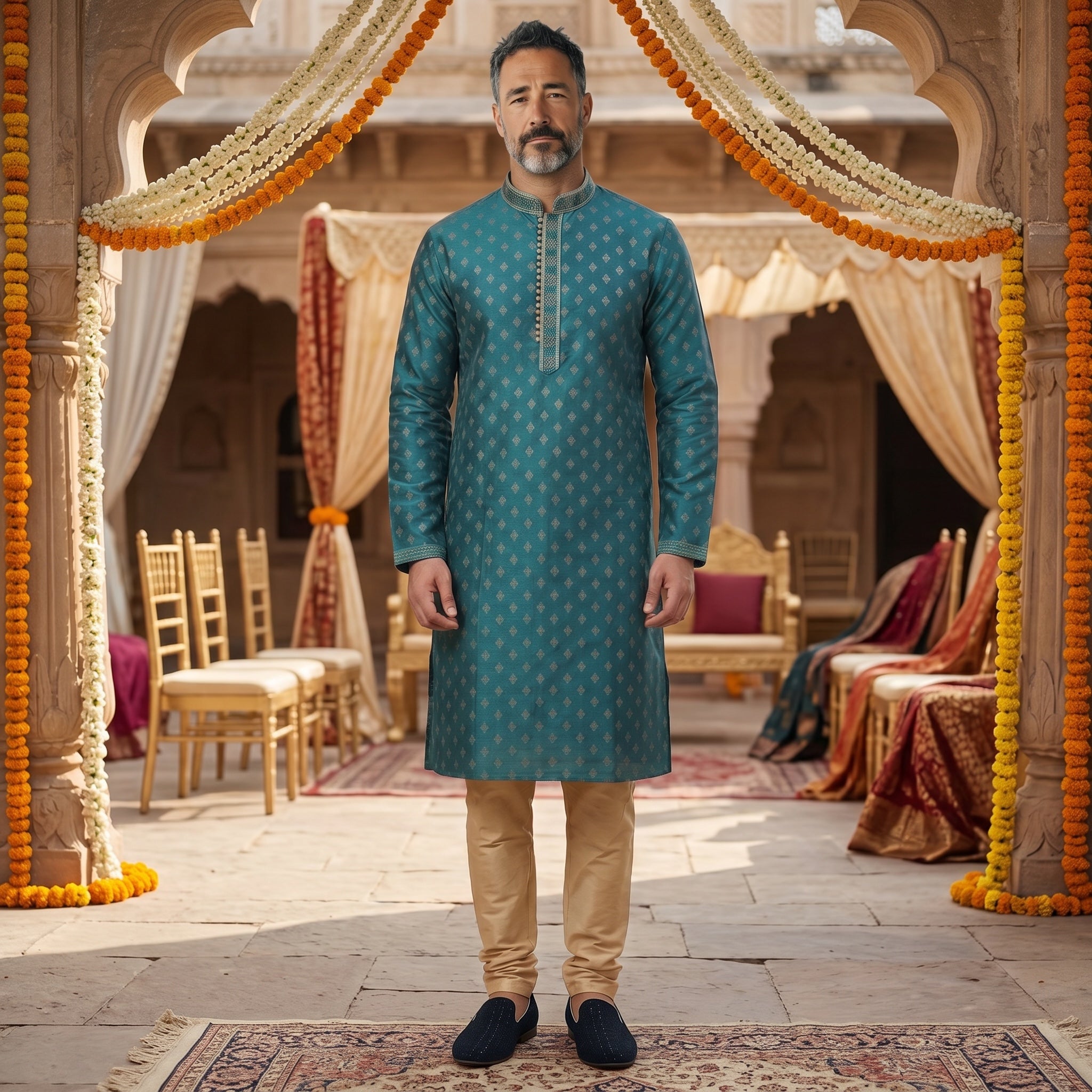 DT Brocade Kurtas-Colors - Vintage India NYC