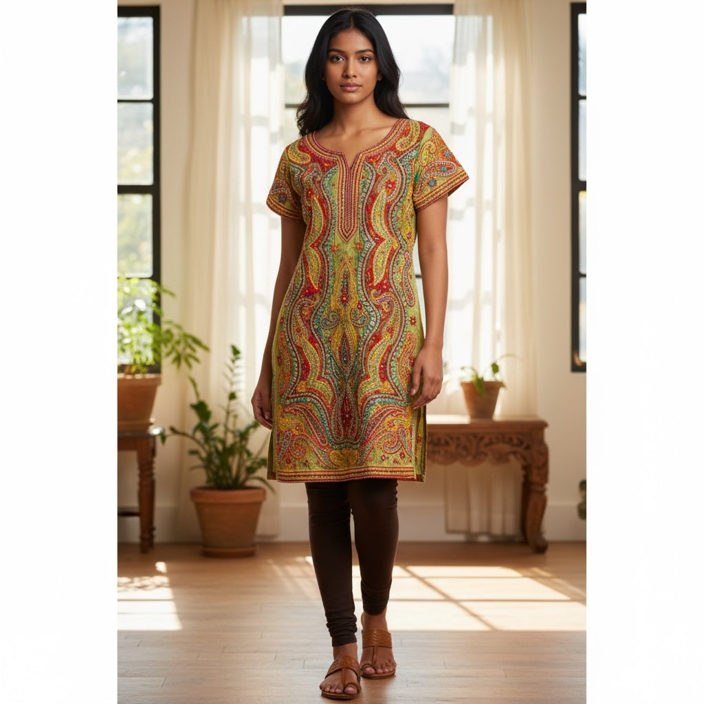 Heavy Embroidered Kurta