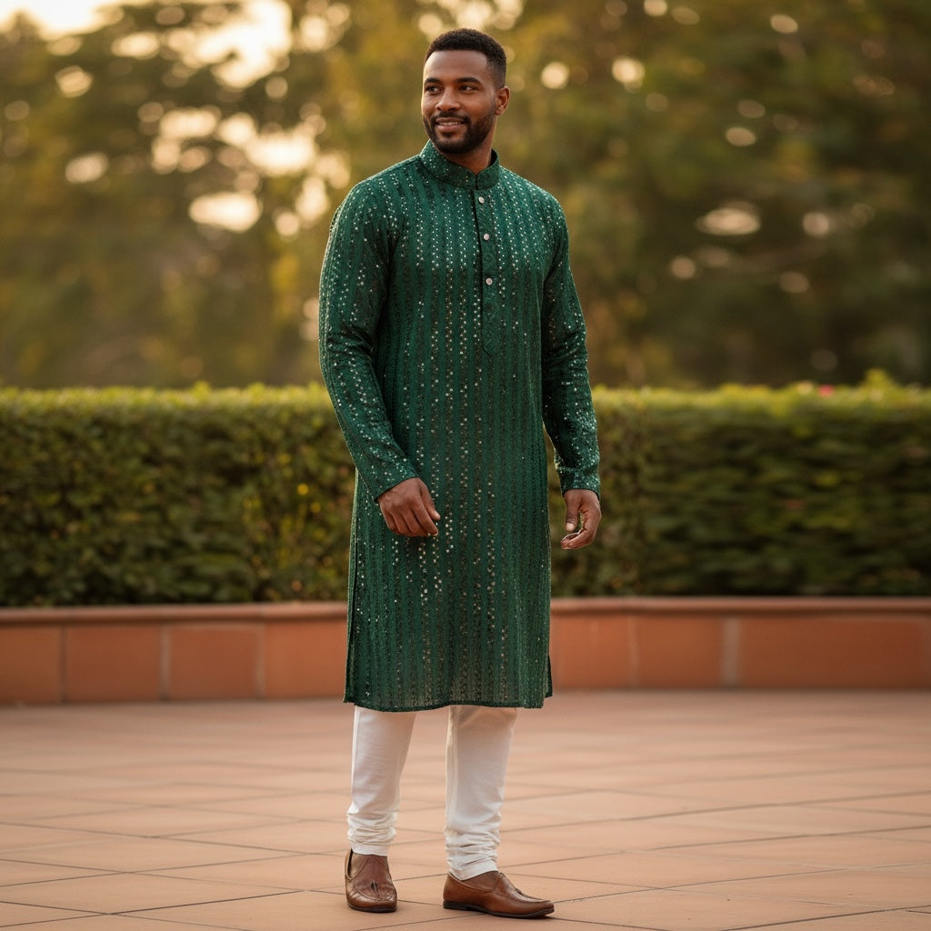 Forest Lucknowi Kurta