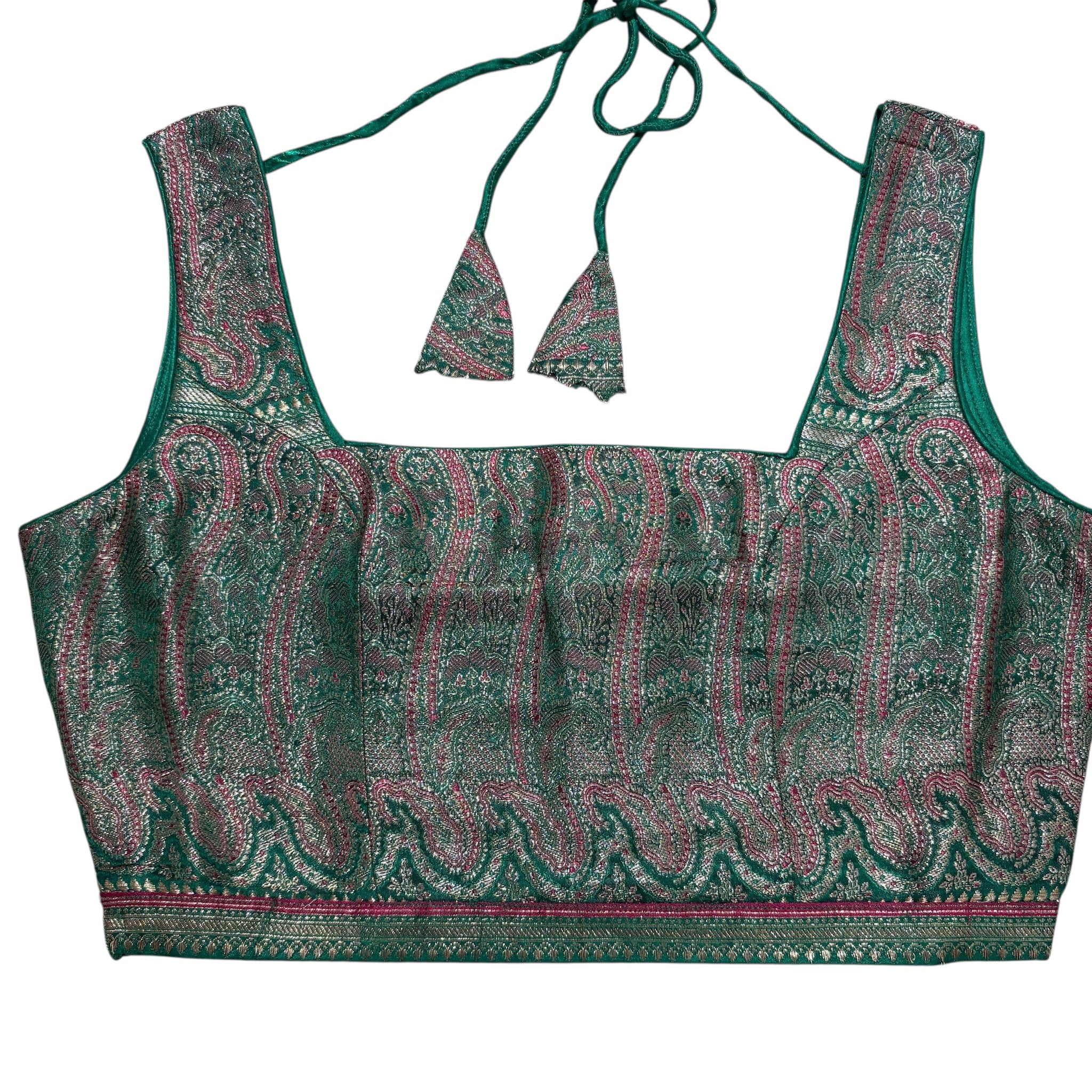 Brocade & Embroidered Saree Blouses 25-Size 34
