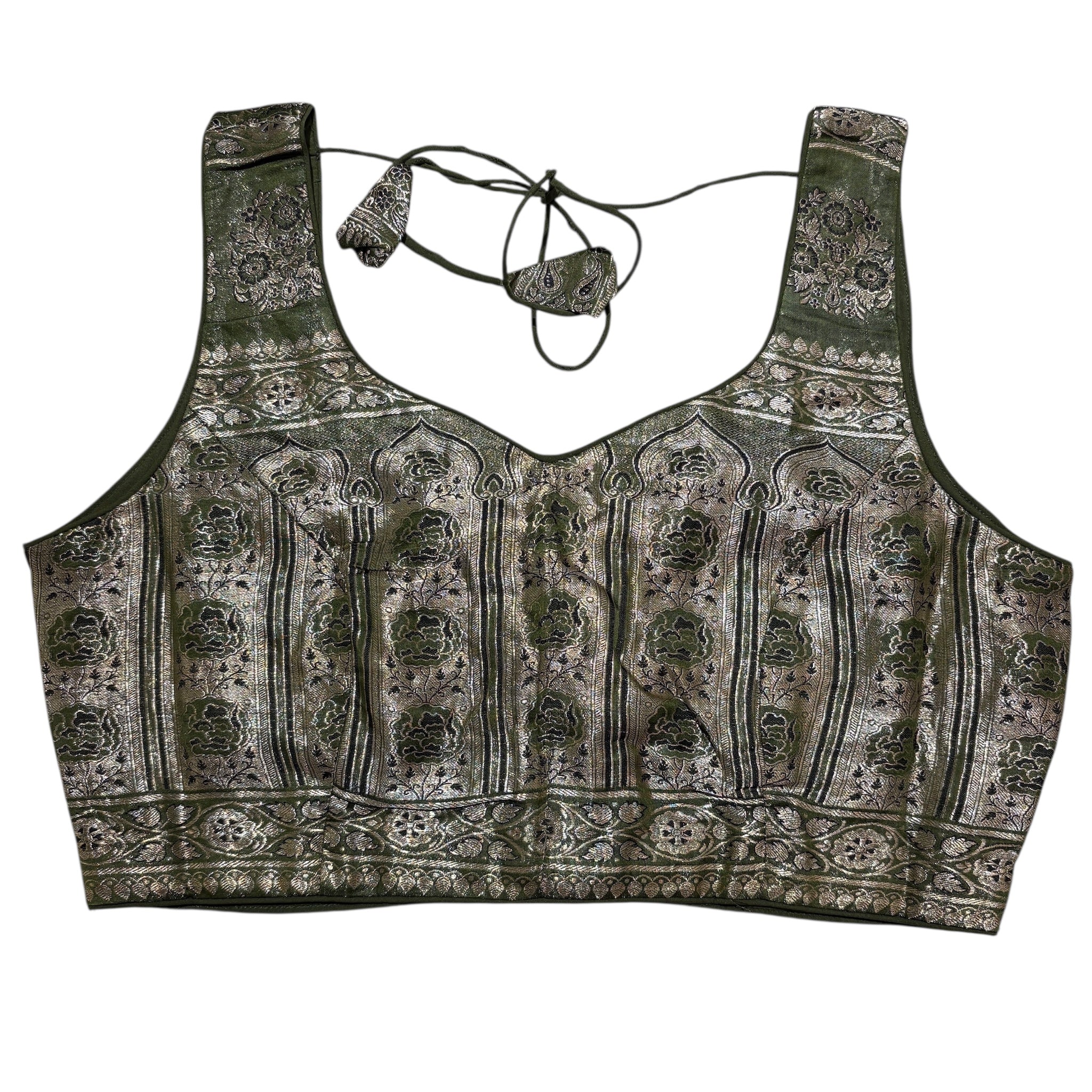 Brocade & Embroidered Saree Blouses 25-Size 34