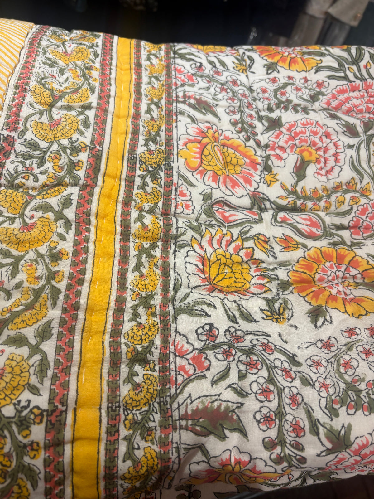 Indian Twin Quilt-Marigold