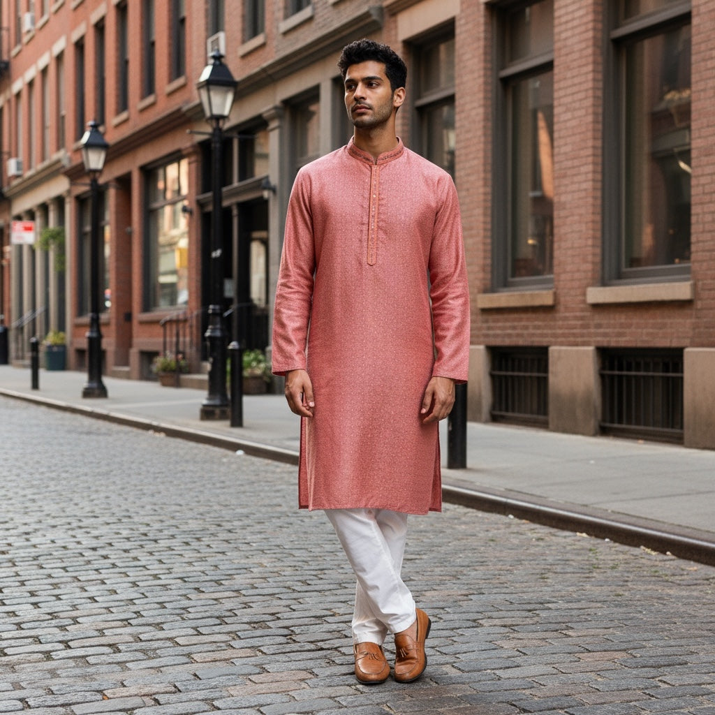 Mughal Tile Kurta-Colors - Vintage India NYC