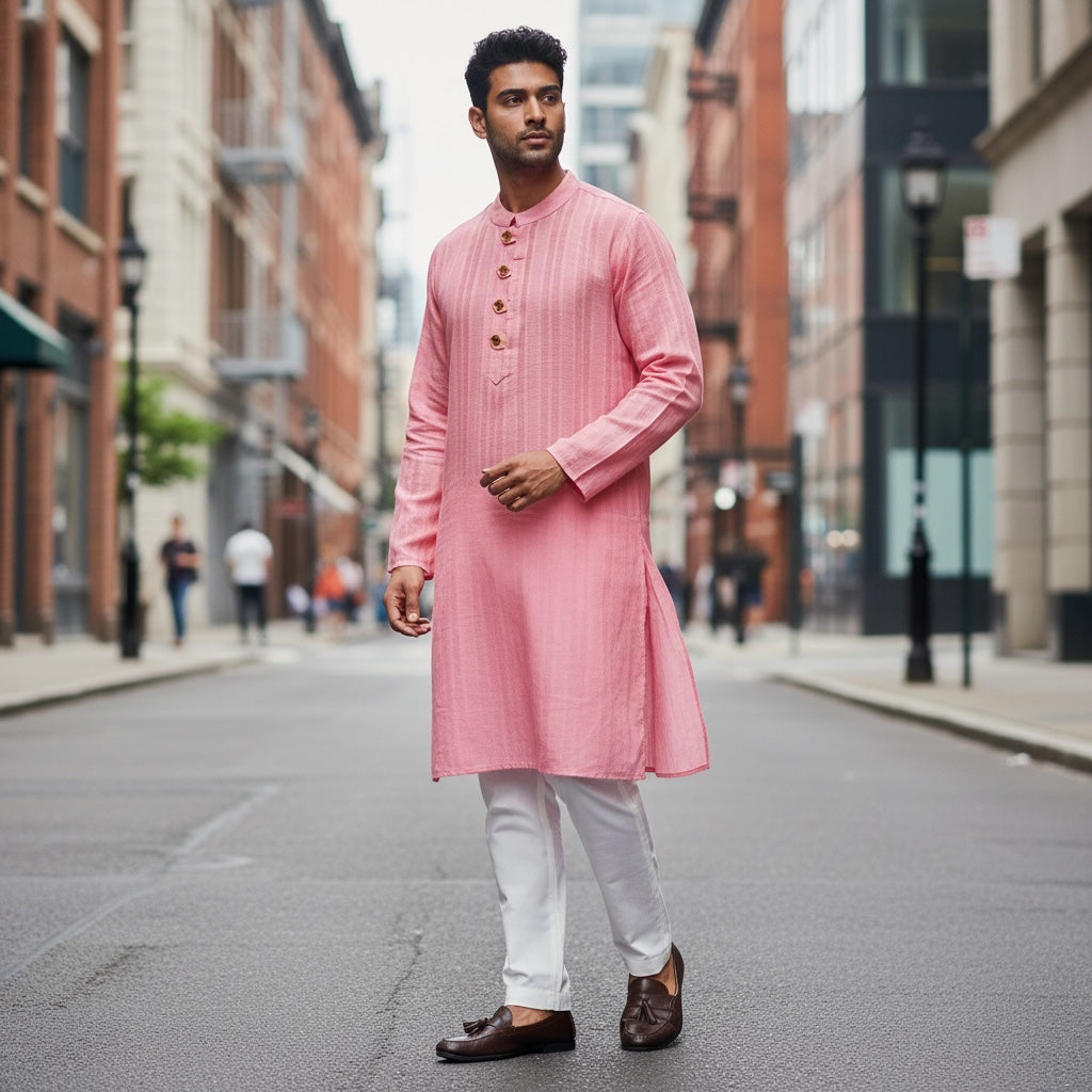 Khadi Kurta 2 - Size 40 - Vintage India NYC