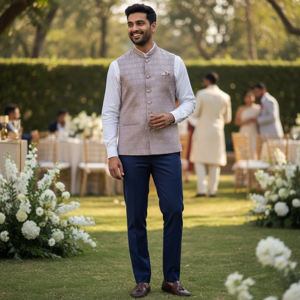 Lavender Jarokha Vest