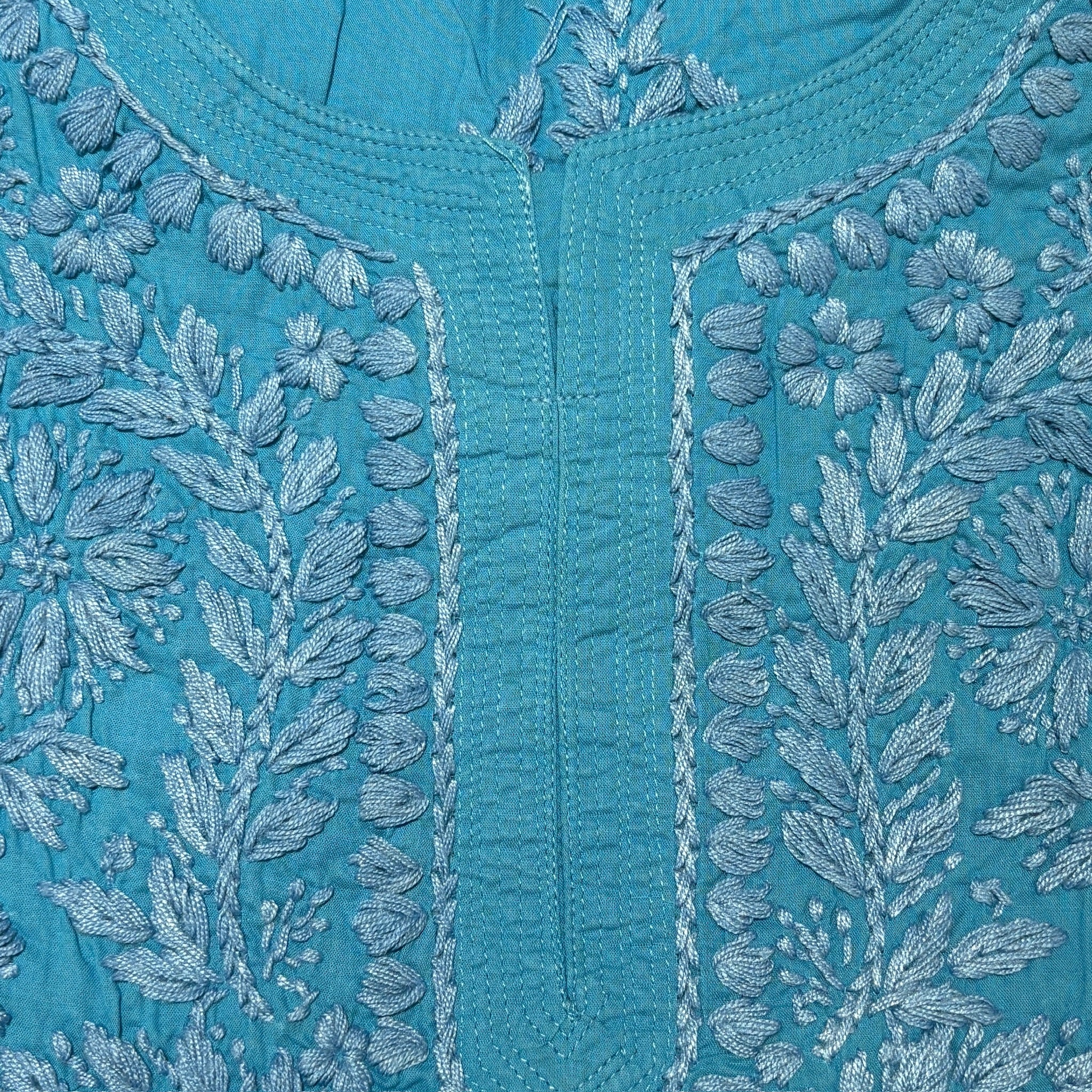 MA Long Embroidered Cotton Tunic Kurtis- 42