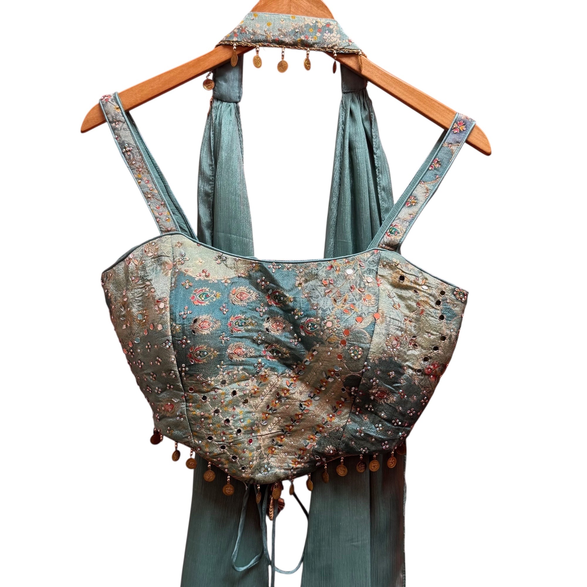 Indowestern Choli Sharara Set-Colors