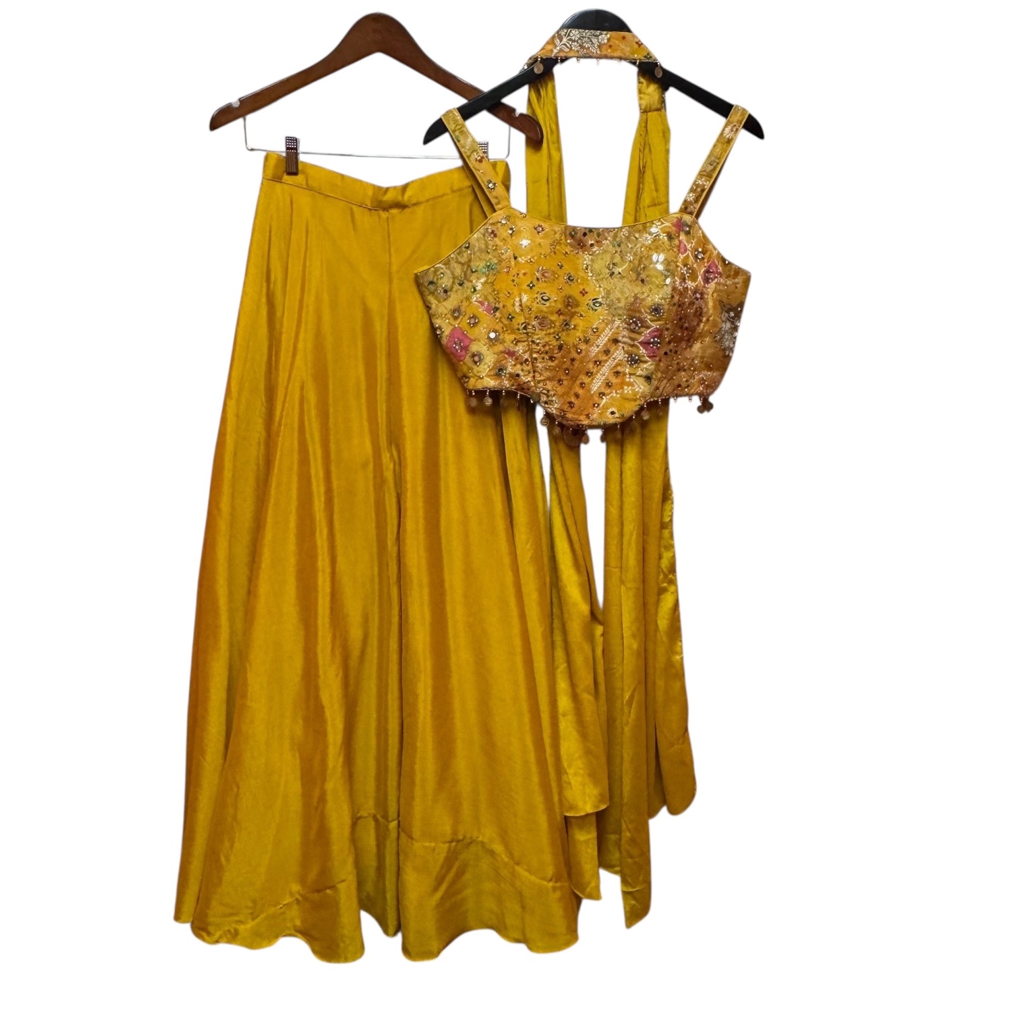 Indowestern Choli Sharara Set-Colors