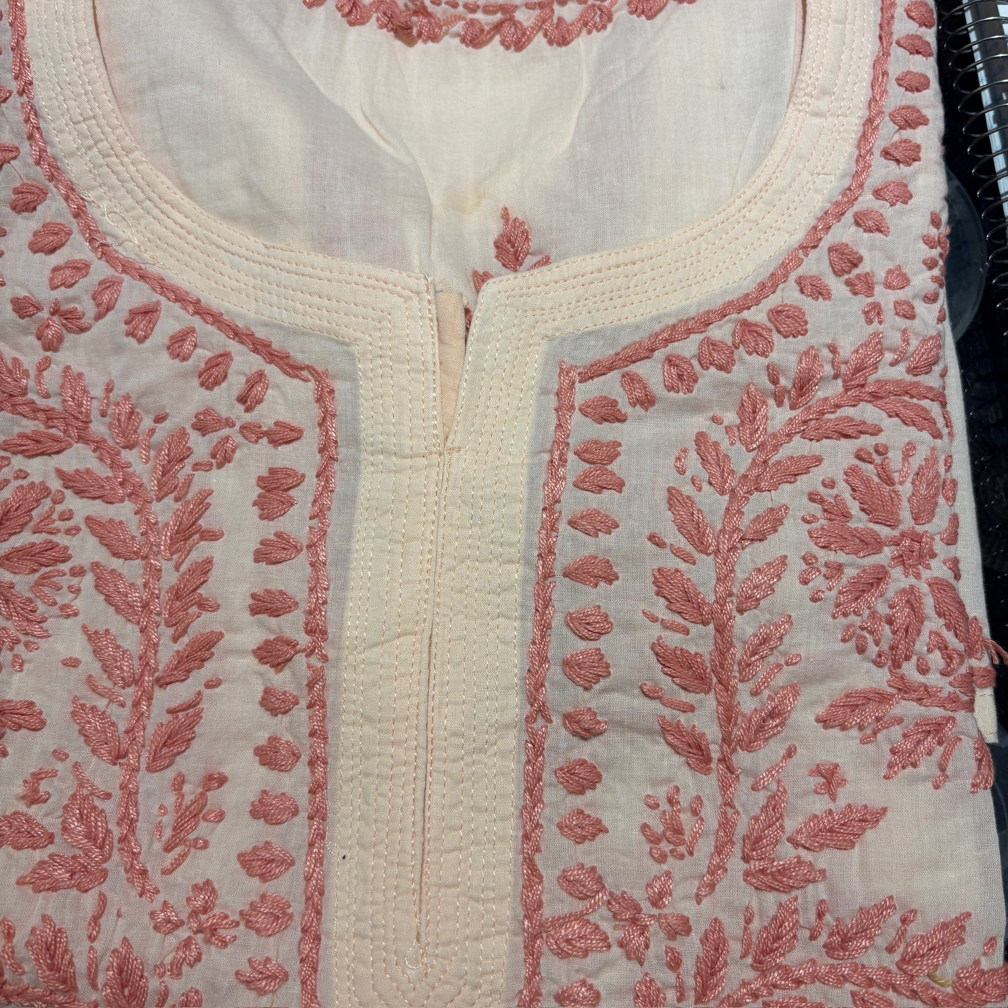 MA Long Embroidered Cotton Tunic Kurtis- 38