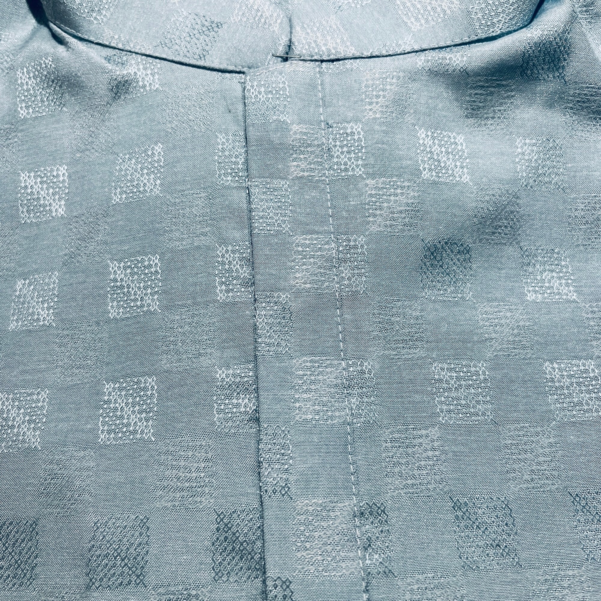 Light Blue Jacquard Kurta Set