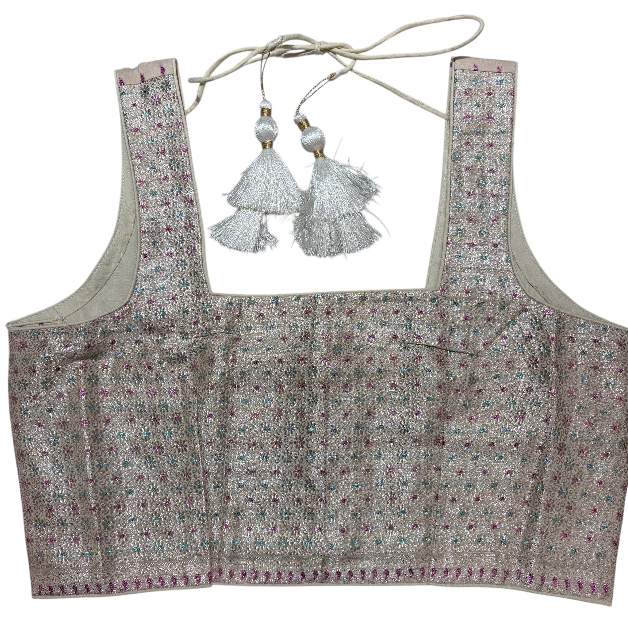 Brocade & Embroidered Saree Blouses 25-Size 36