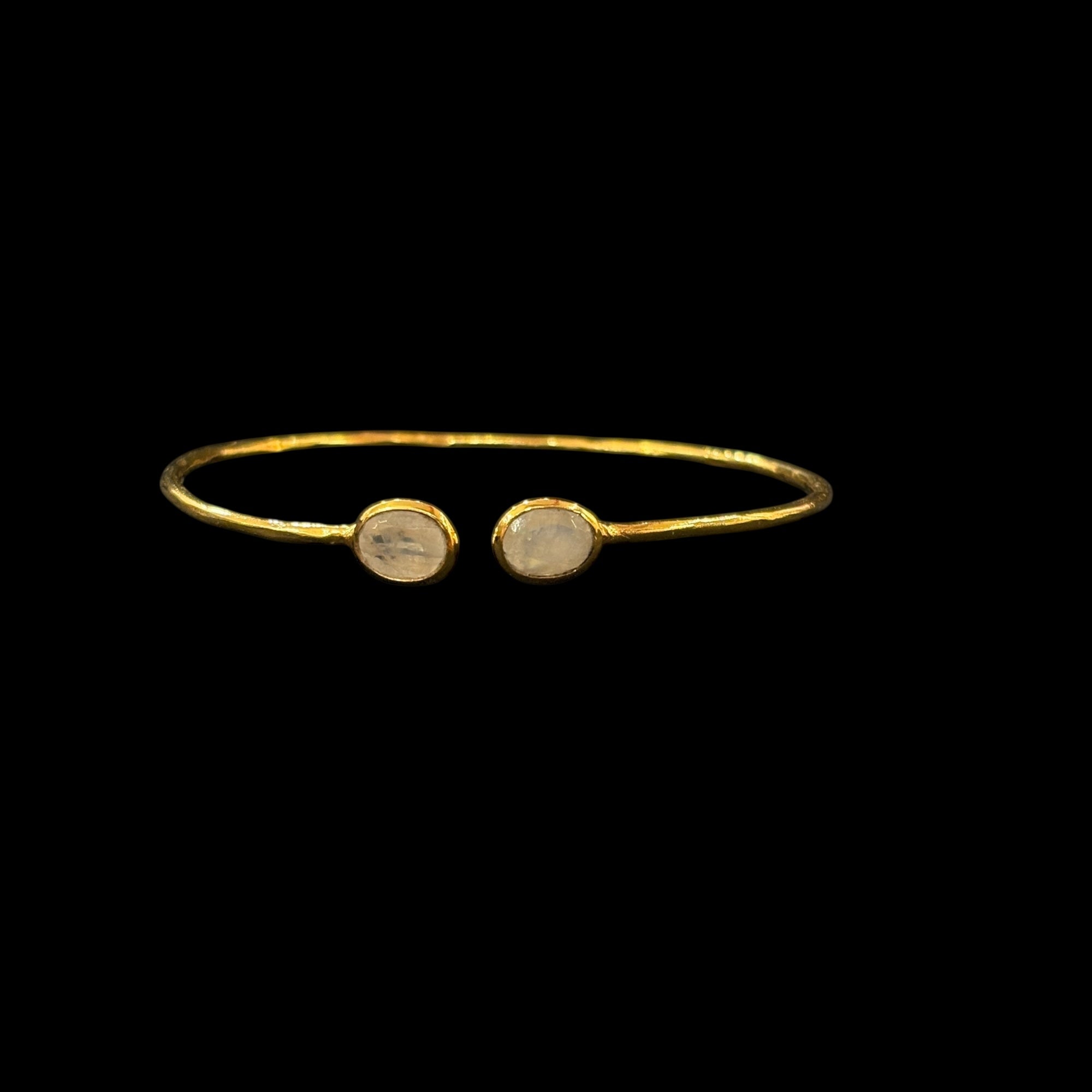 Semi Precious Oval Stone Bracelet