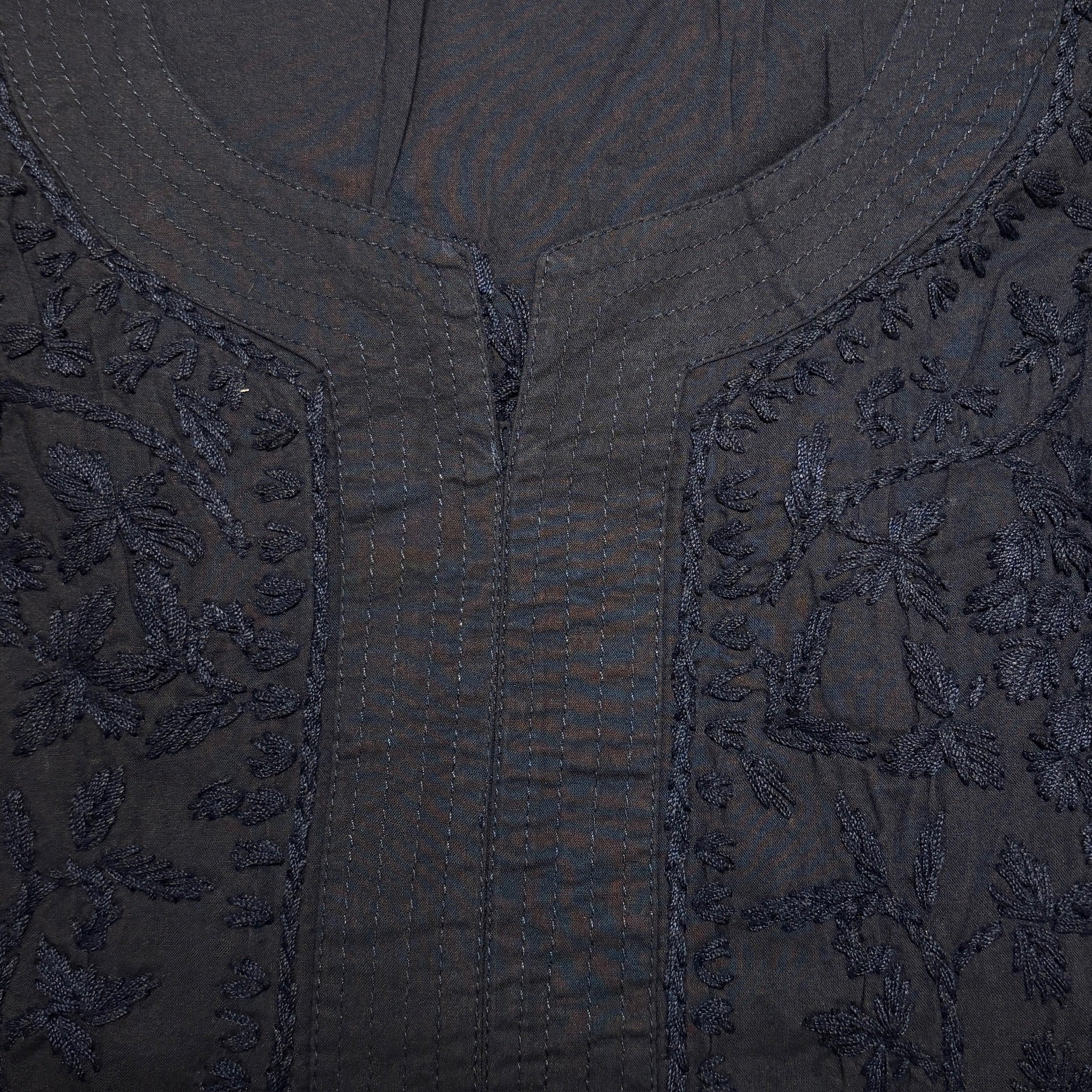 MA Long Embroidered Cotton Tunic Kurtis- 44