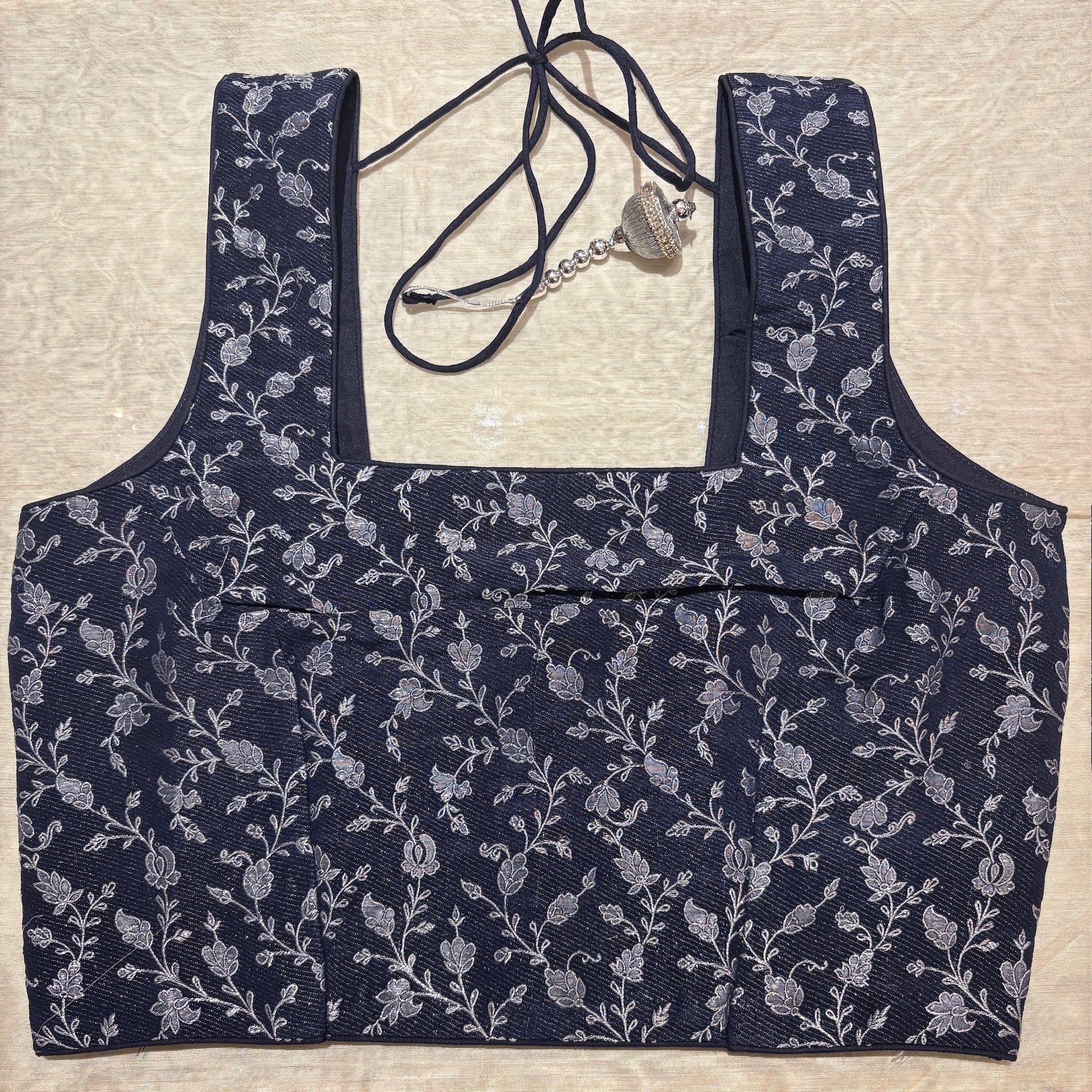 Brocade & Embroidered Saree Blouses 25-Size 30 - Vintage India NYC