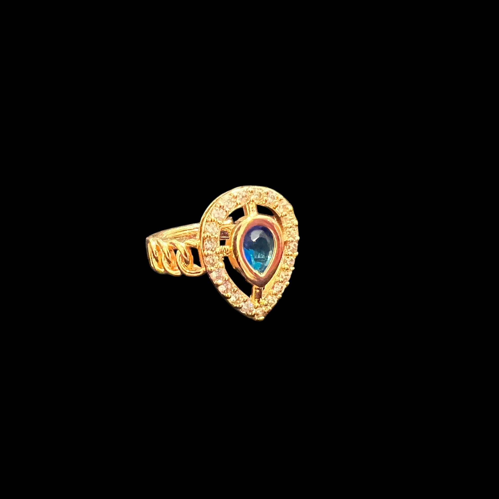 Gold Rings with Stones