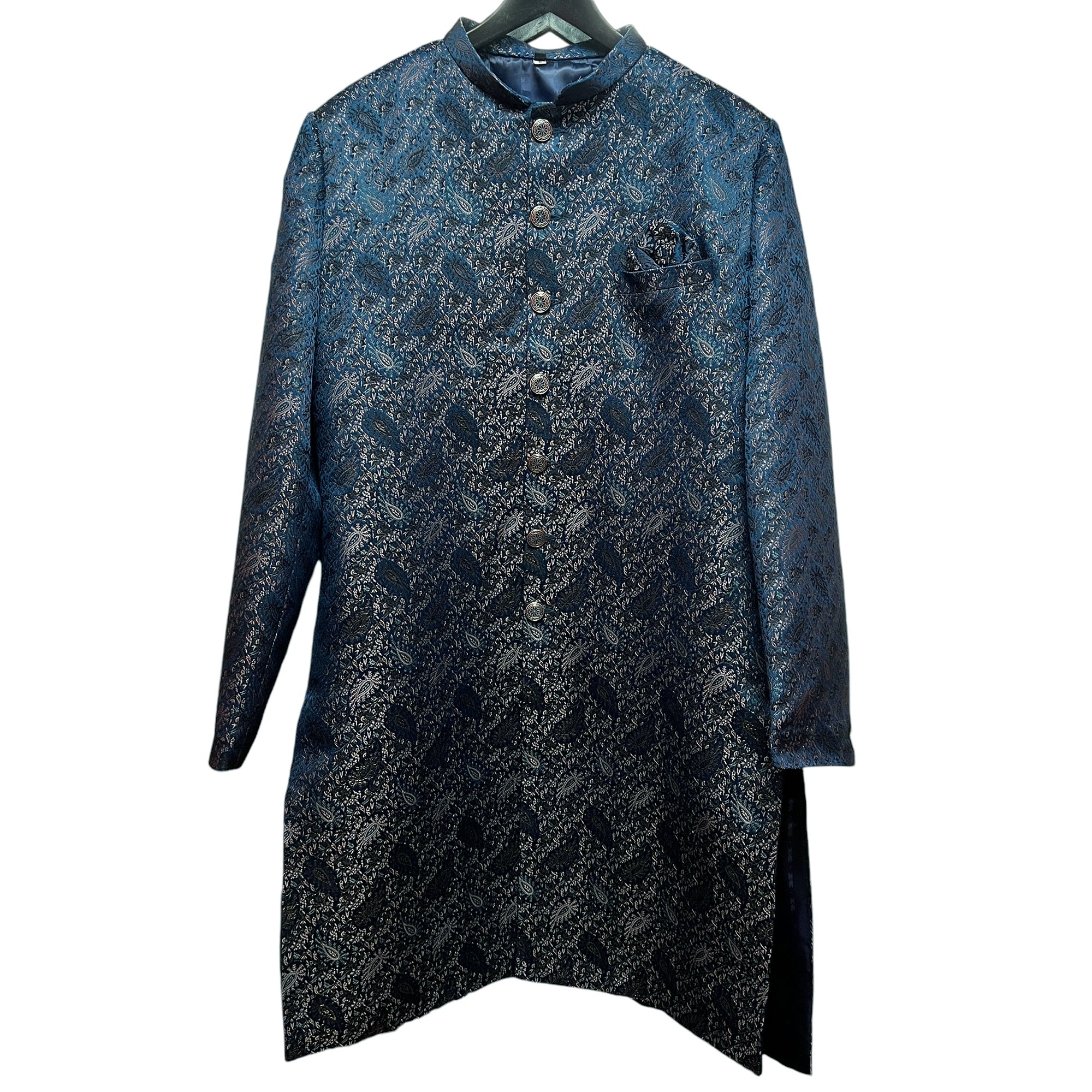 Ocean Paisley Sherwani Size 44