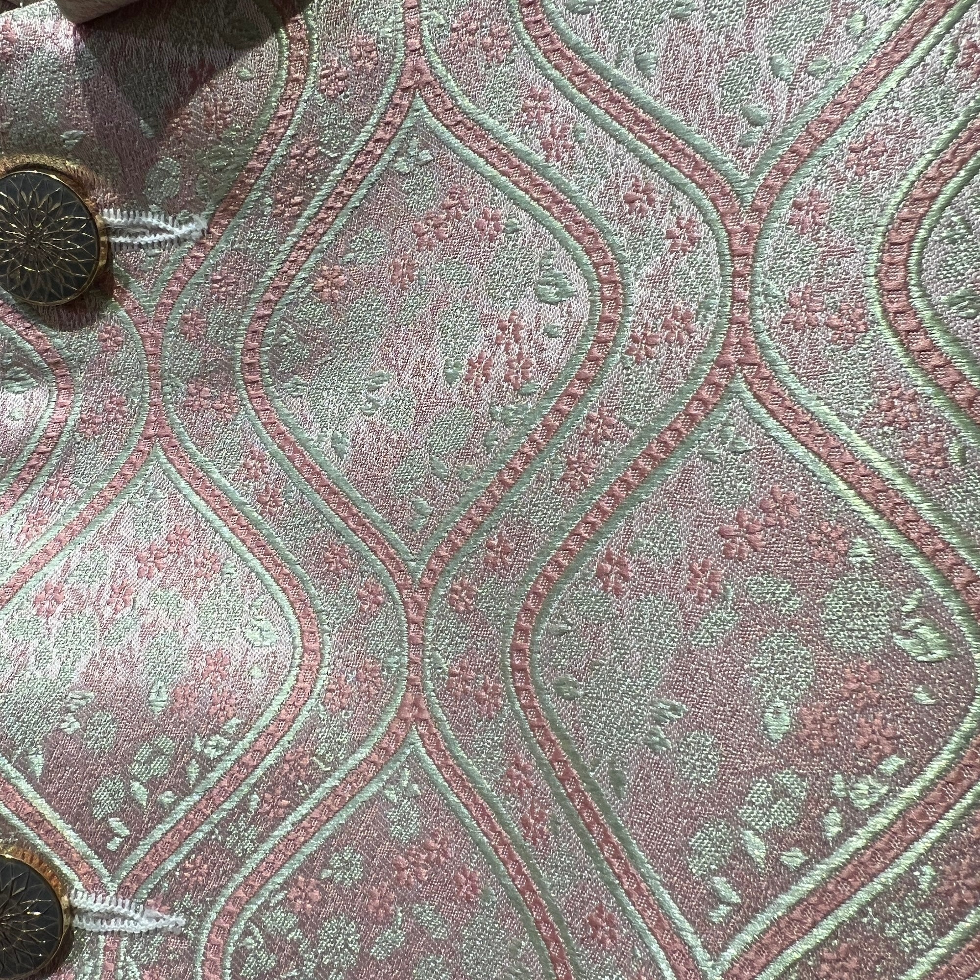 Pink & Mint OG Jodhpuri Jacket - Vintage India NYC
