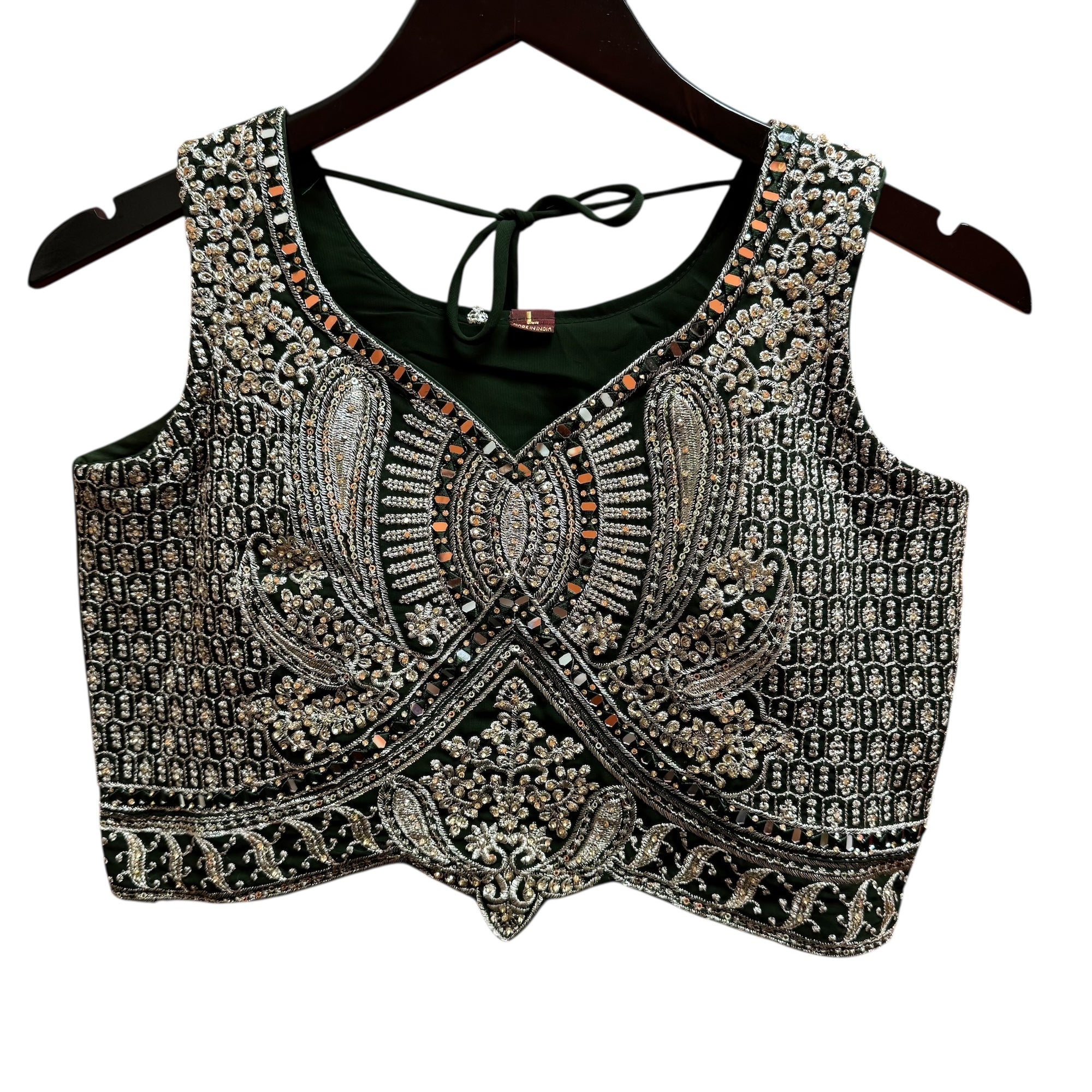 Gold Embroidered Lehenga Set-2 Colors