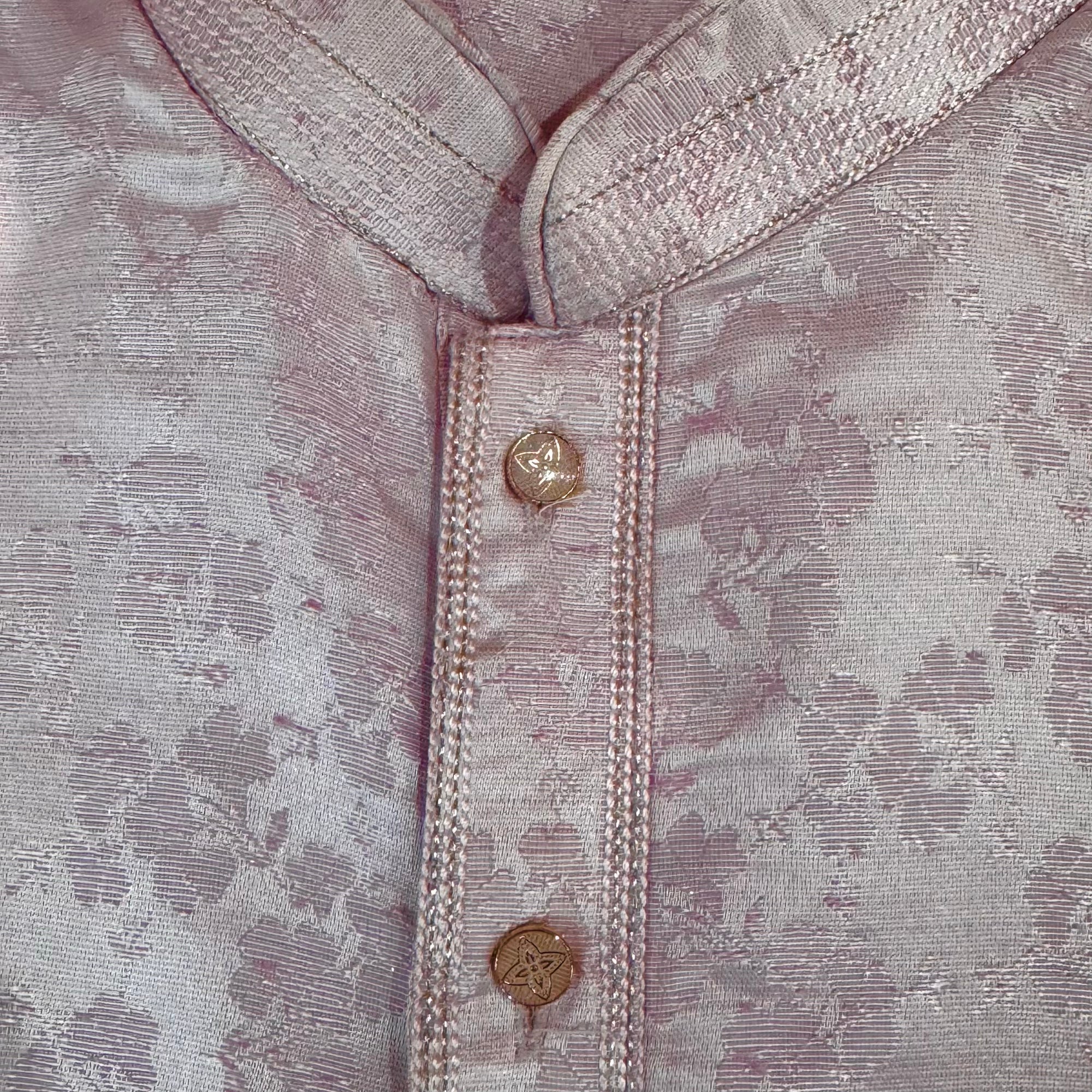 Rose Floral Jacquard Kurta