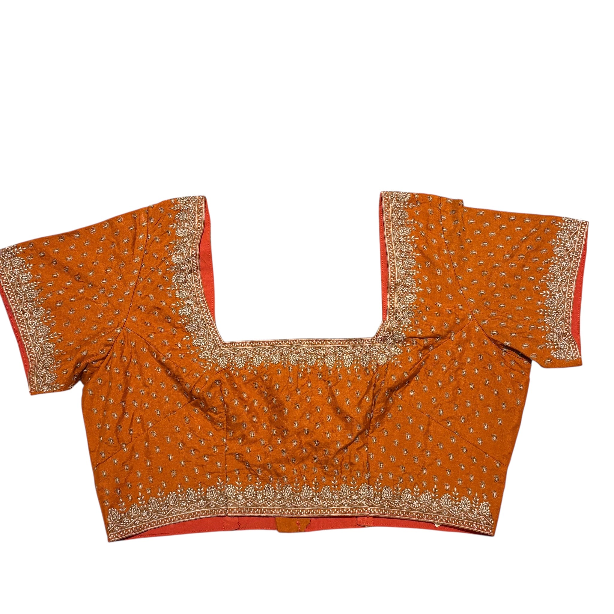 Brocade & Embroidered Saree Blouses 25-Size 36 - Vintage India NYC