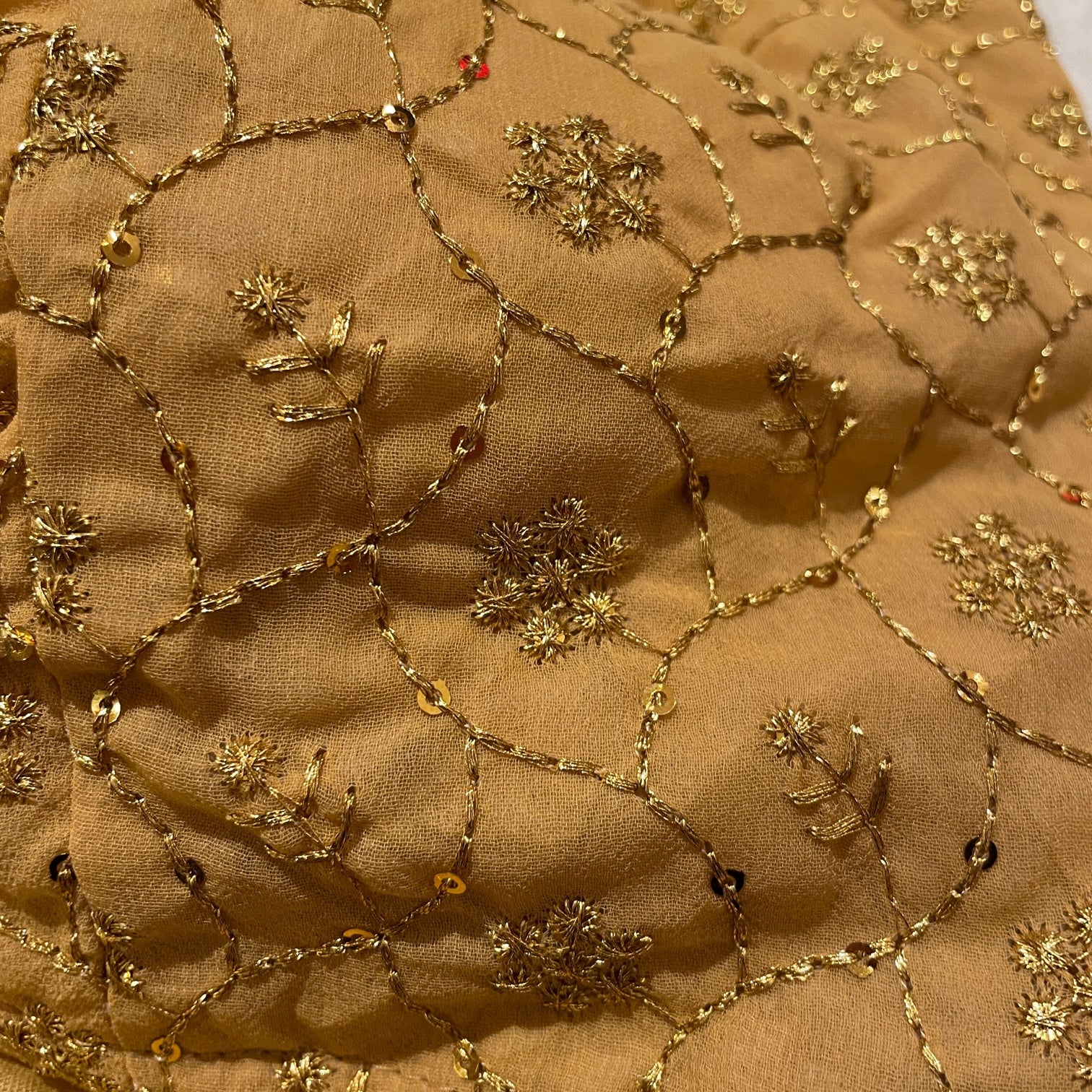 SB Gold Embroidered Choli Blouse-2 Colors - Vintage India NYC