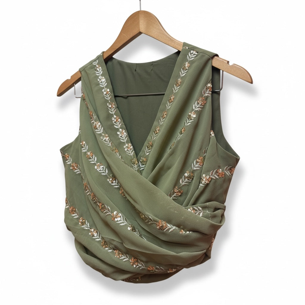 Sage Lehenga Set - Vintage India NYC