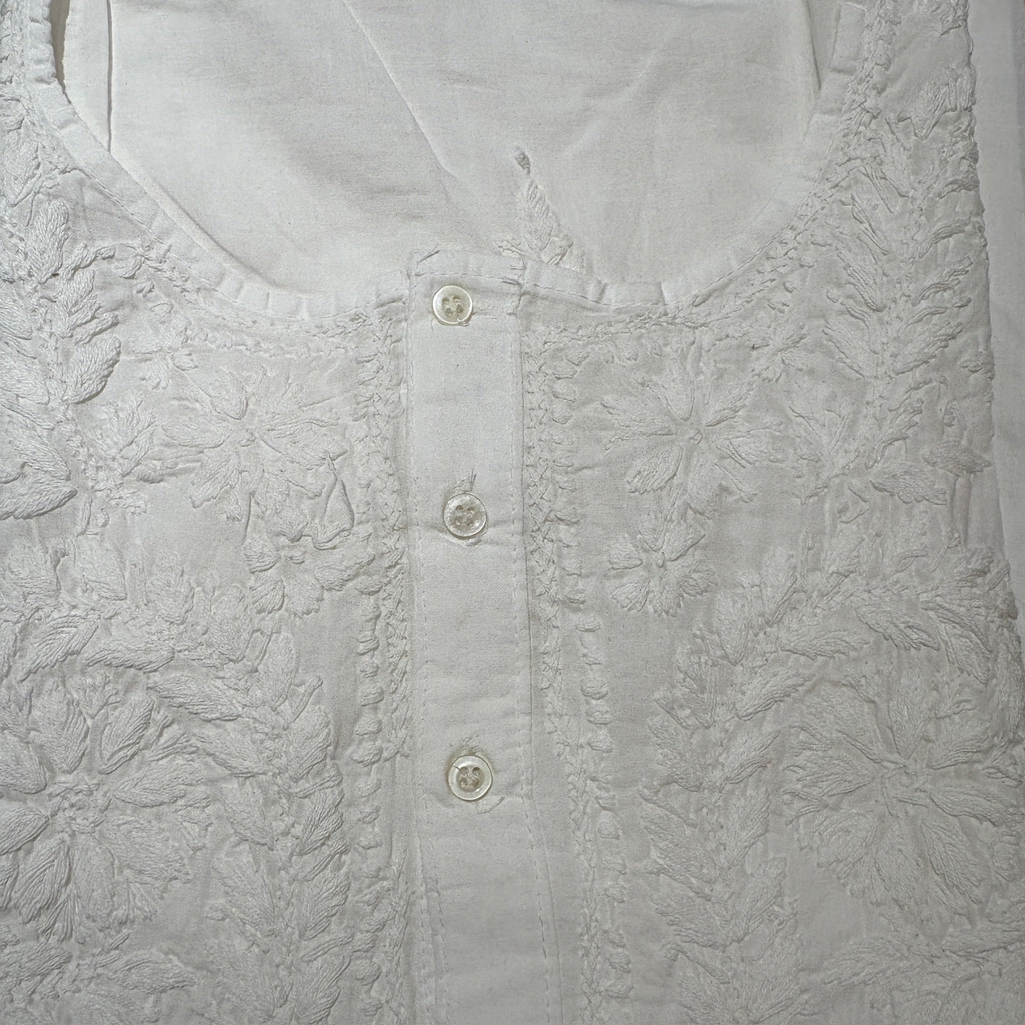 MA Long Embroidered Cotton Tunic Kurtis- 46-50