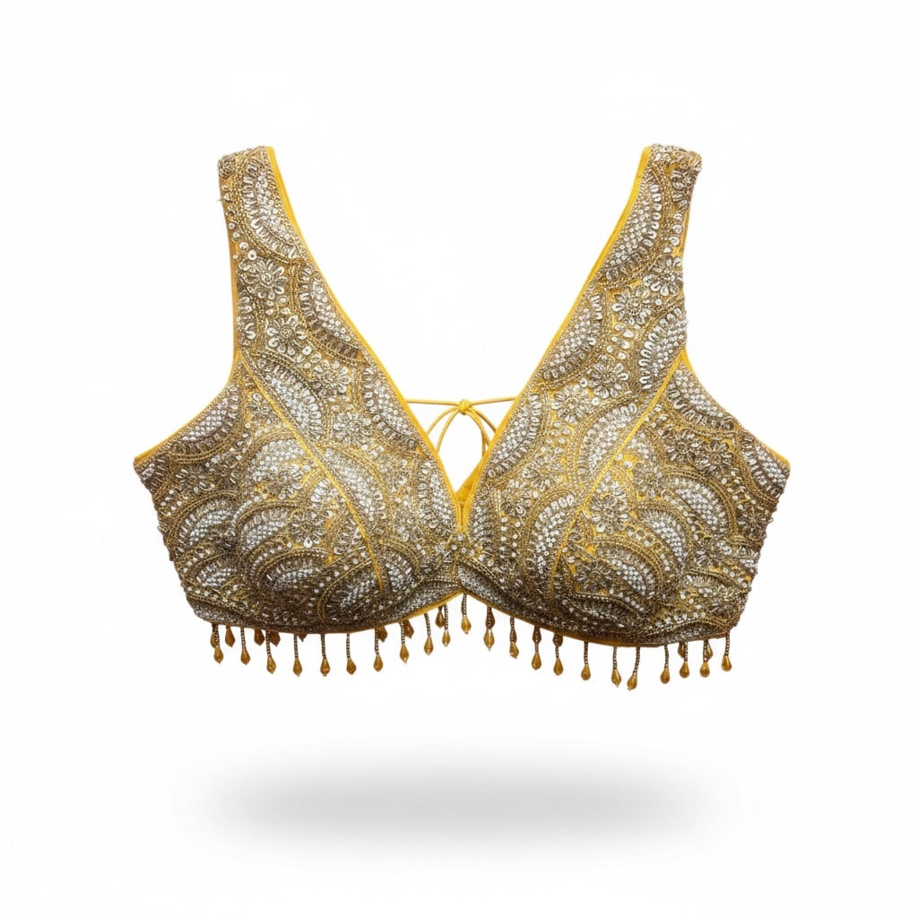 Heavy Embroidered  Choli Blouse-Colors