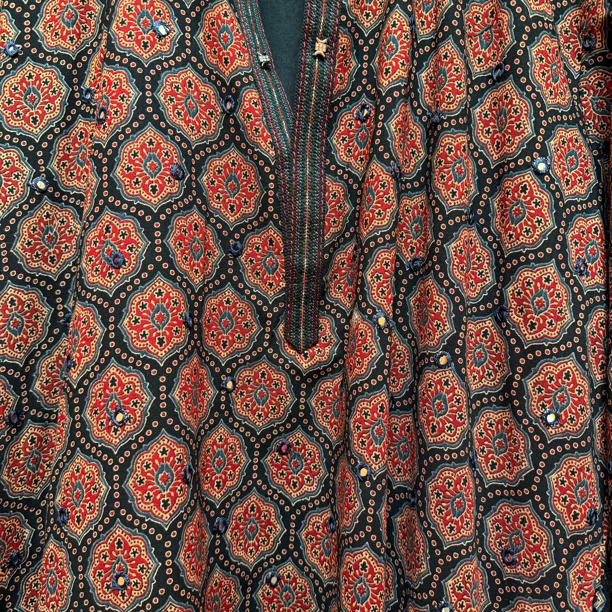 Ajrakh Mirror Kurta