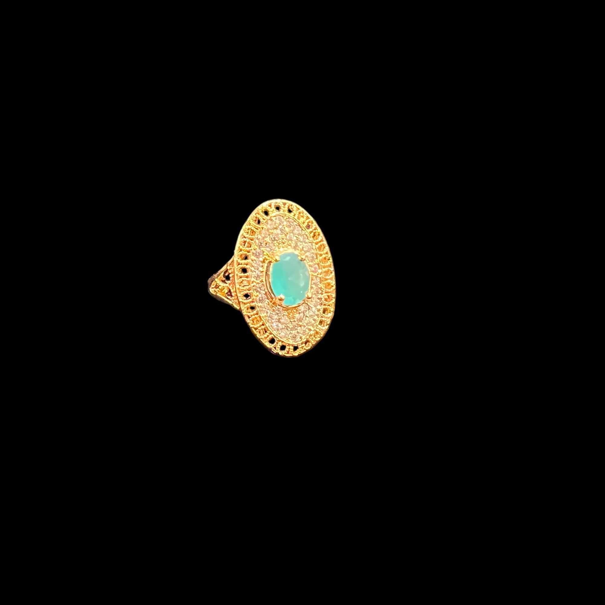 Gold Rings with Stones