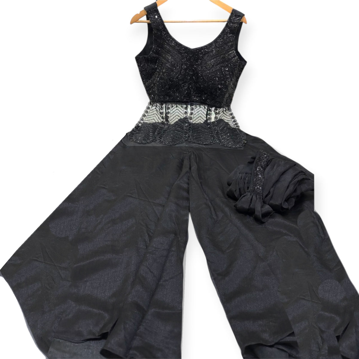 Black Pant Set