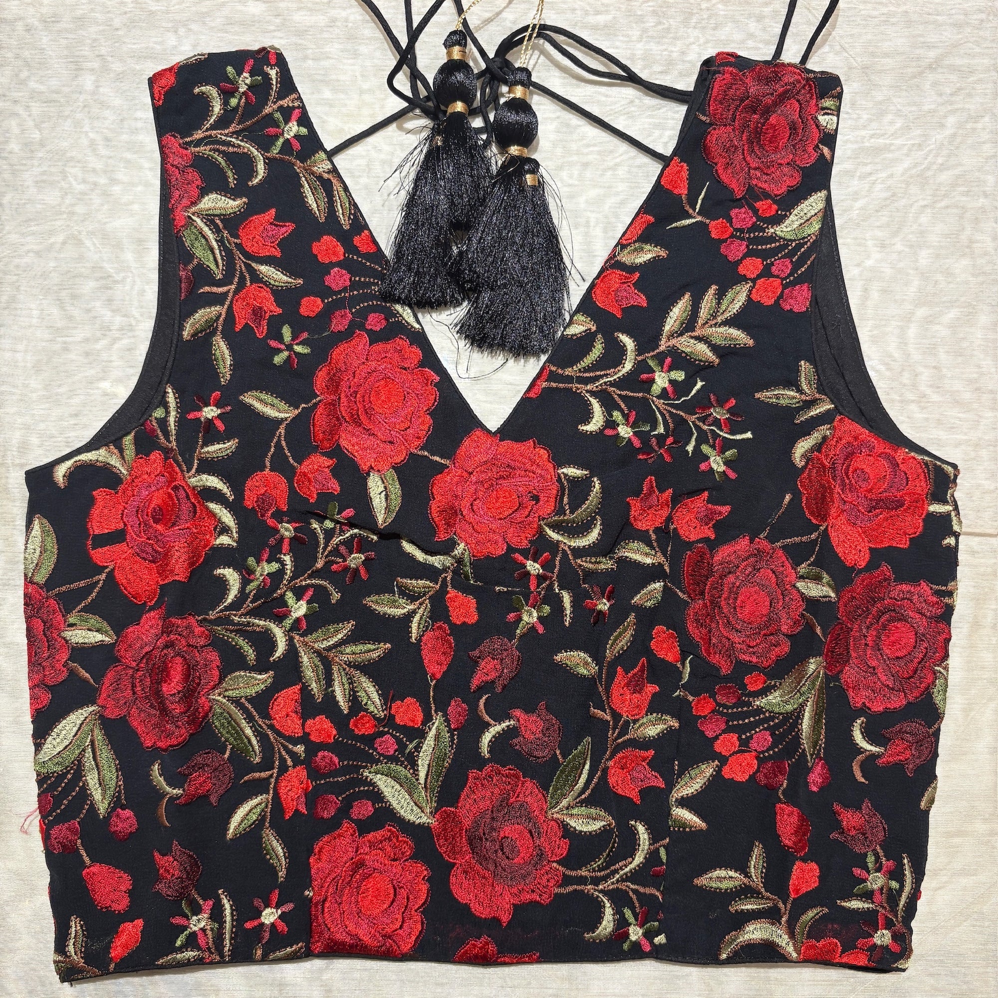Brocade & Embroidered Saree Blouses 25-Size 30