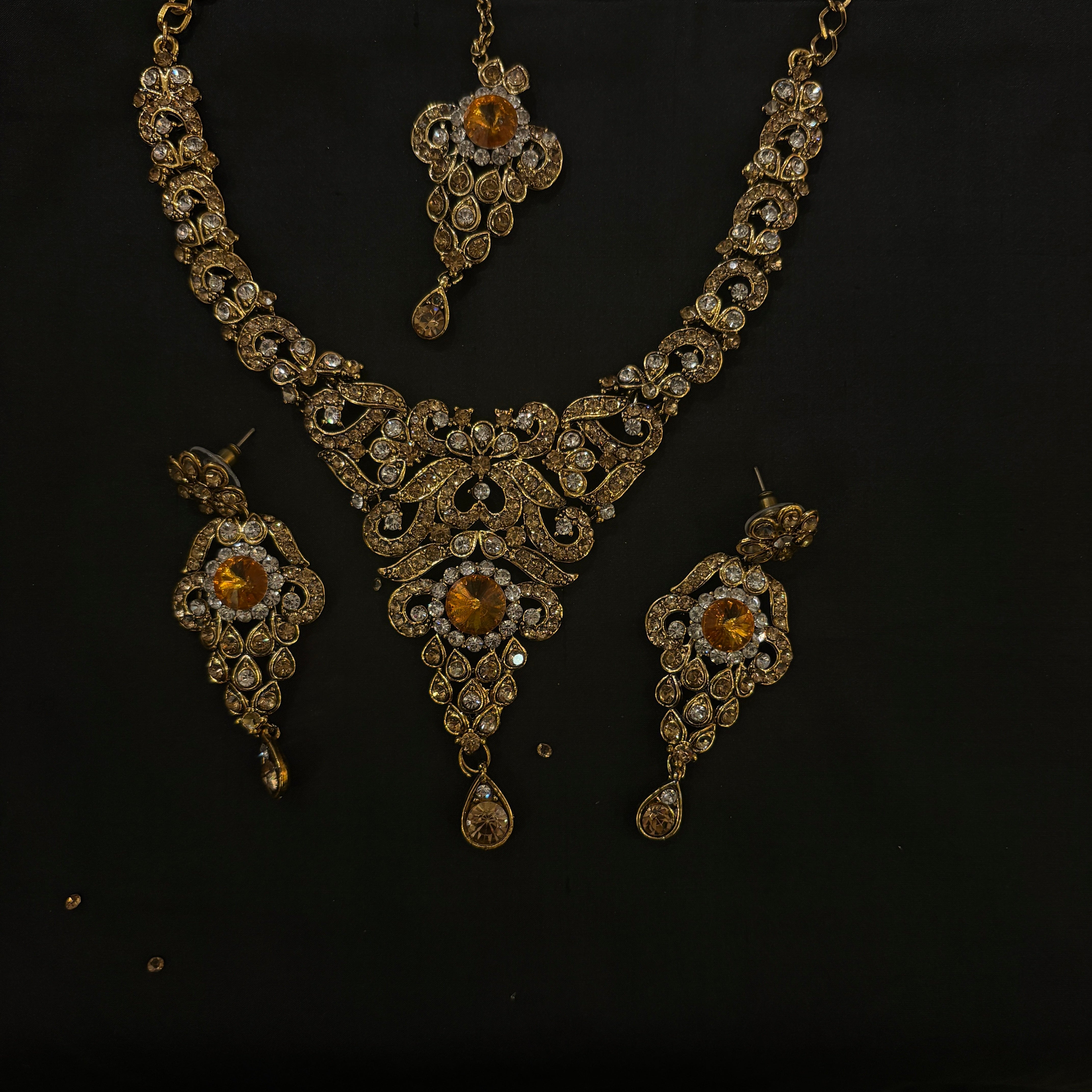 Gold Necklace Set Collection 165-Various