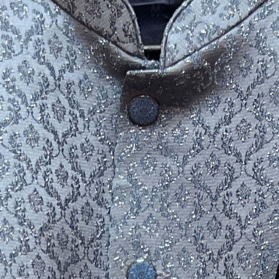 Celadon Damask Jodhpuri Jacket -Big & Tall