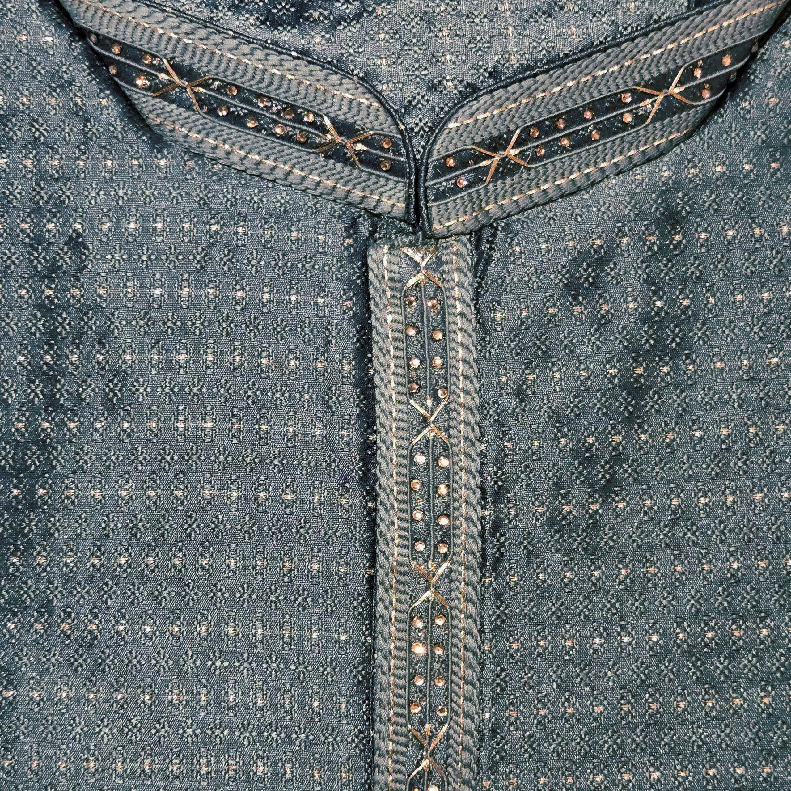 Brocade Dot Kurtas-Colors - Vintage India NYC
