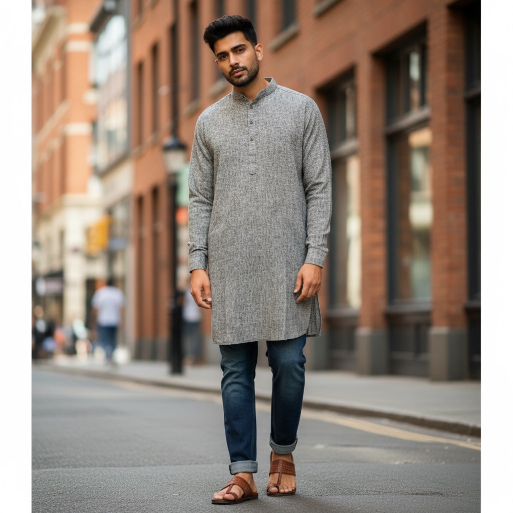 Organic Cotton Kurtas- Many Colors - Vintage India NYC